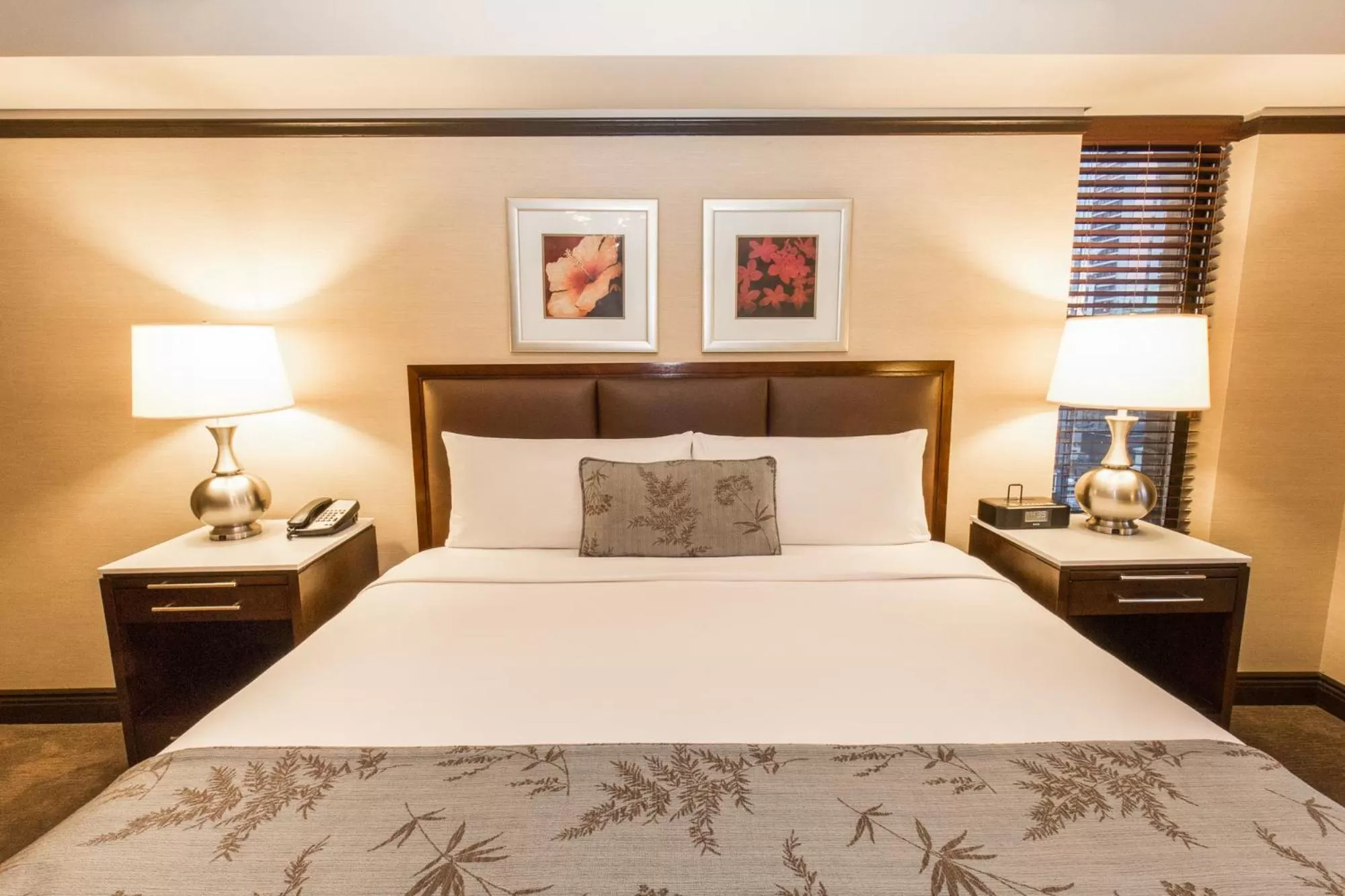 Bed in The Belvedere Hotel