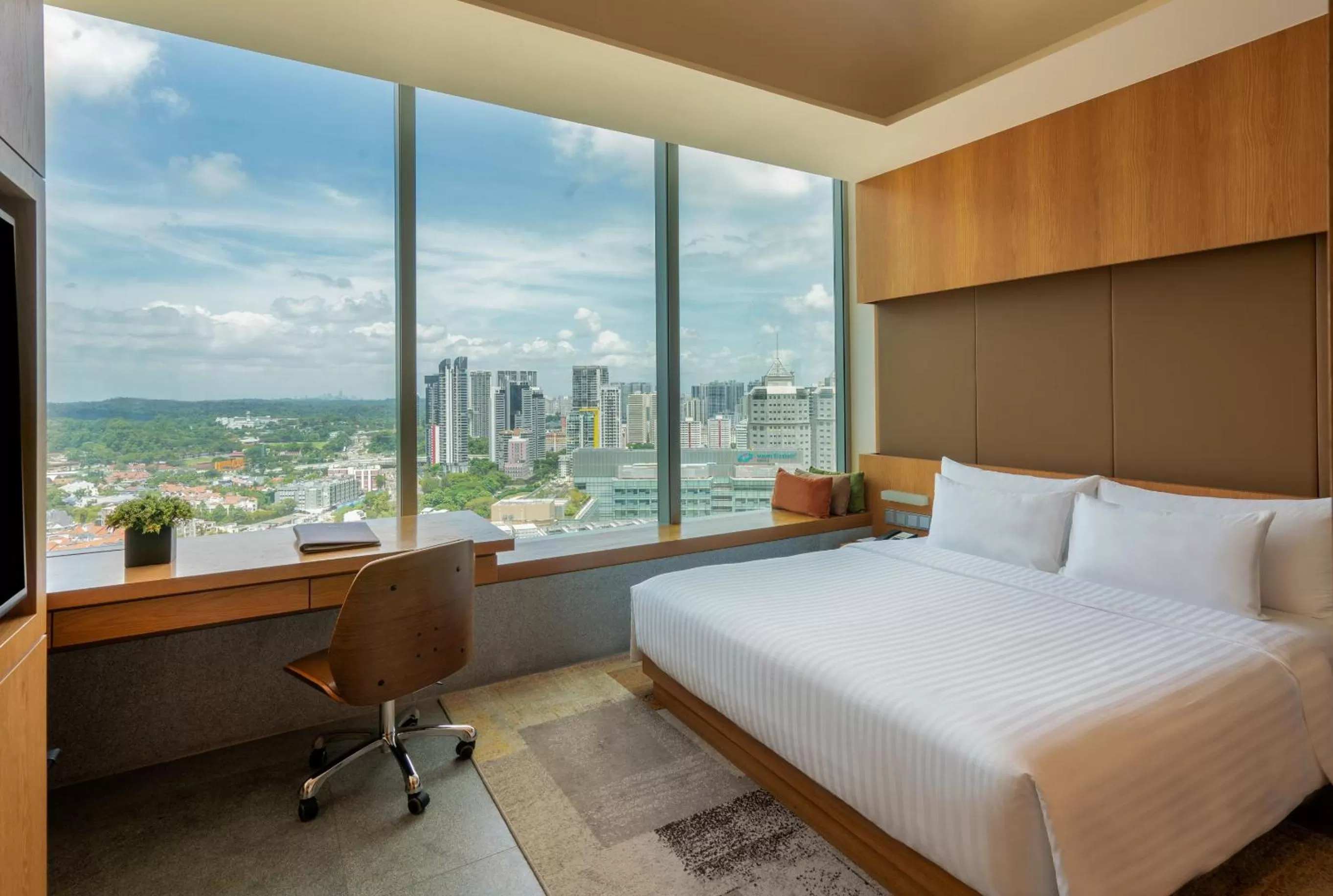 Bedroom, Bed in Oasia Hotel Novena, Singapore by Far East Hospitality