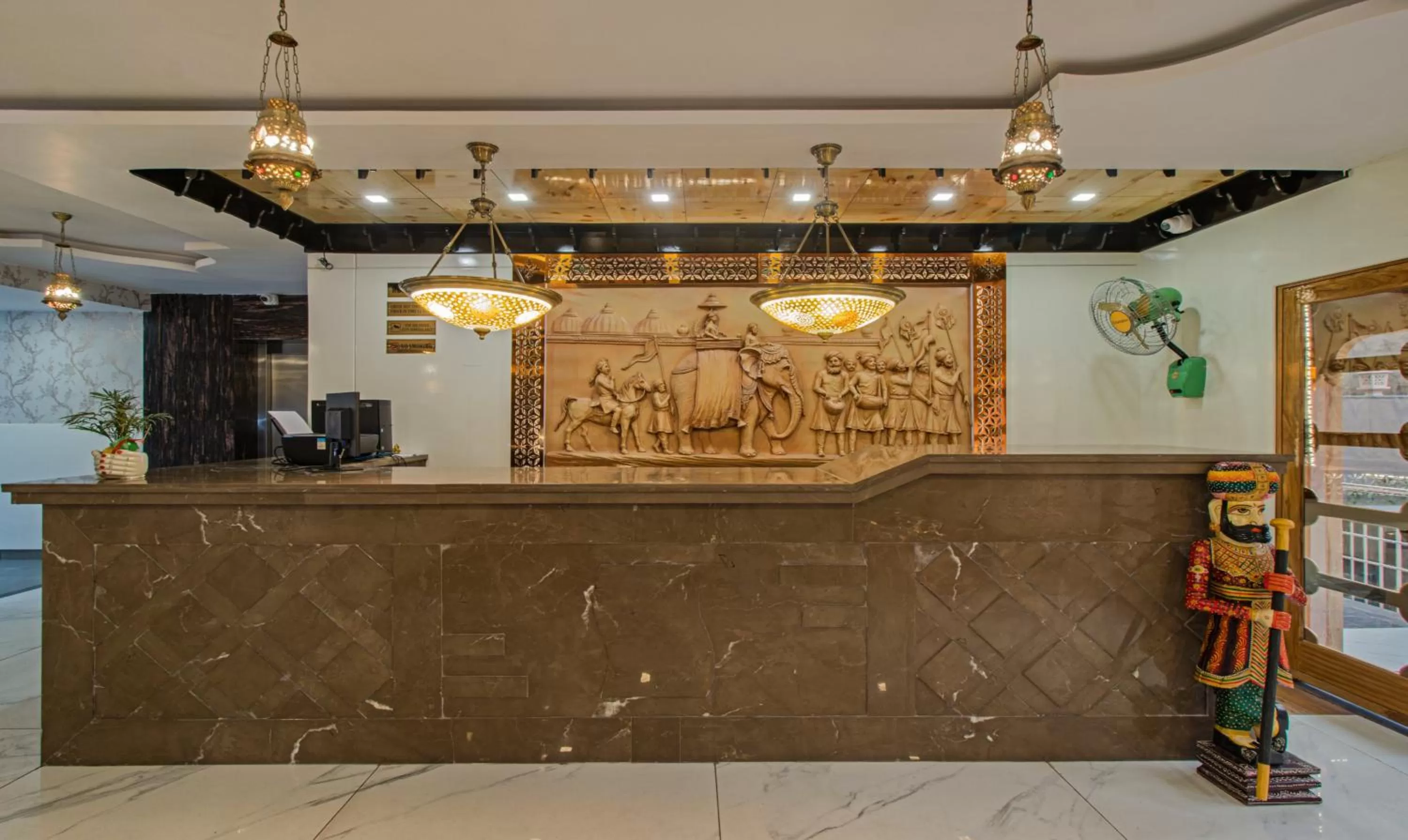 Lobby or reception, Lobby/Reception in Treebo Trend Haveli Resort Roots Bhupatwala