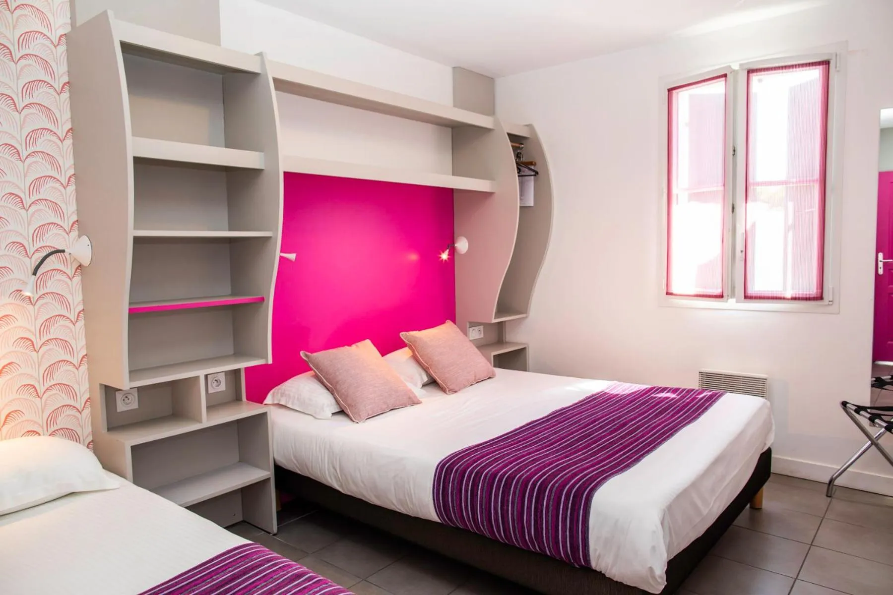 Bed in Hôtel de Ré, "The Originals Résidence"