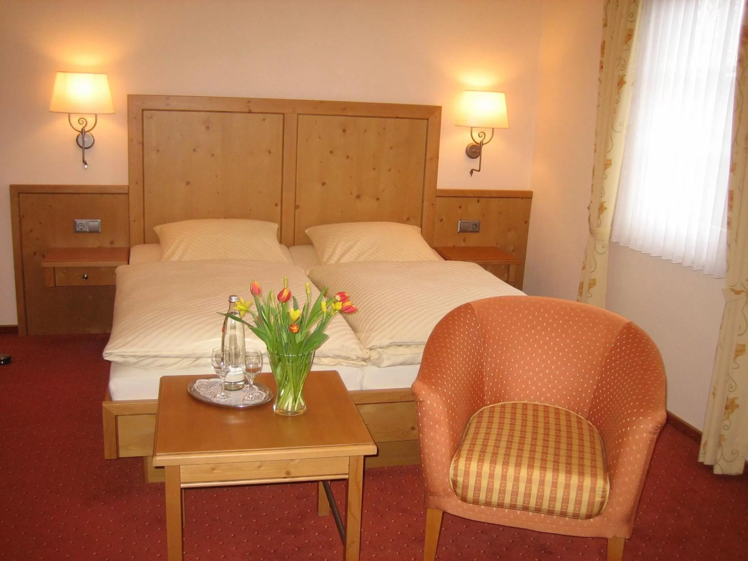 Bed in Hotel Lindenhof