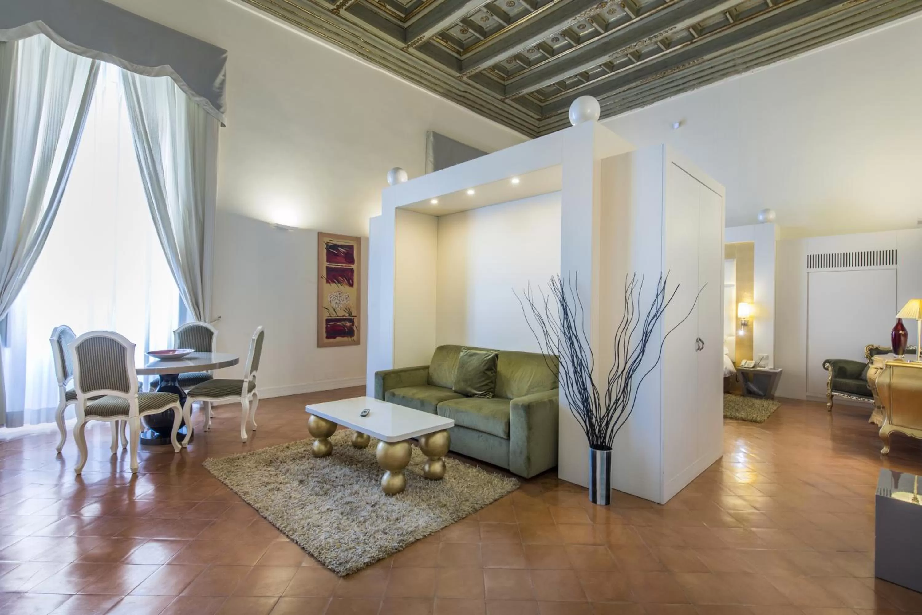 TV and multimedia in Palazzo Caracciolo Naples