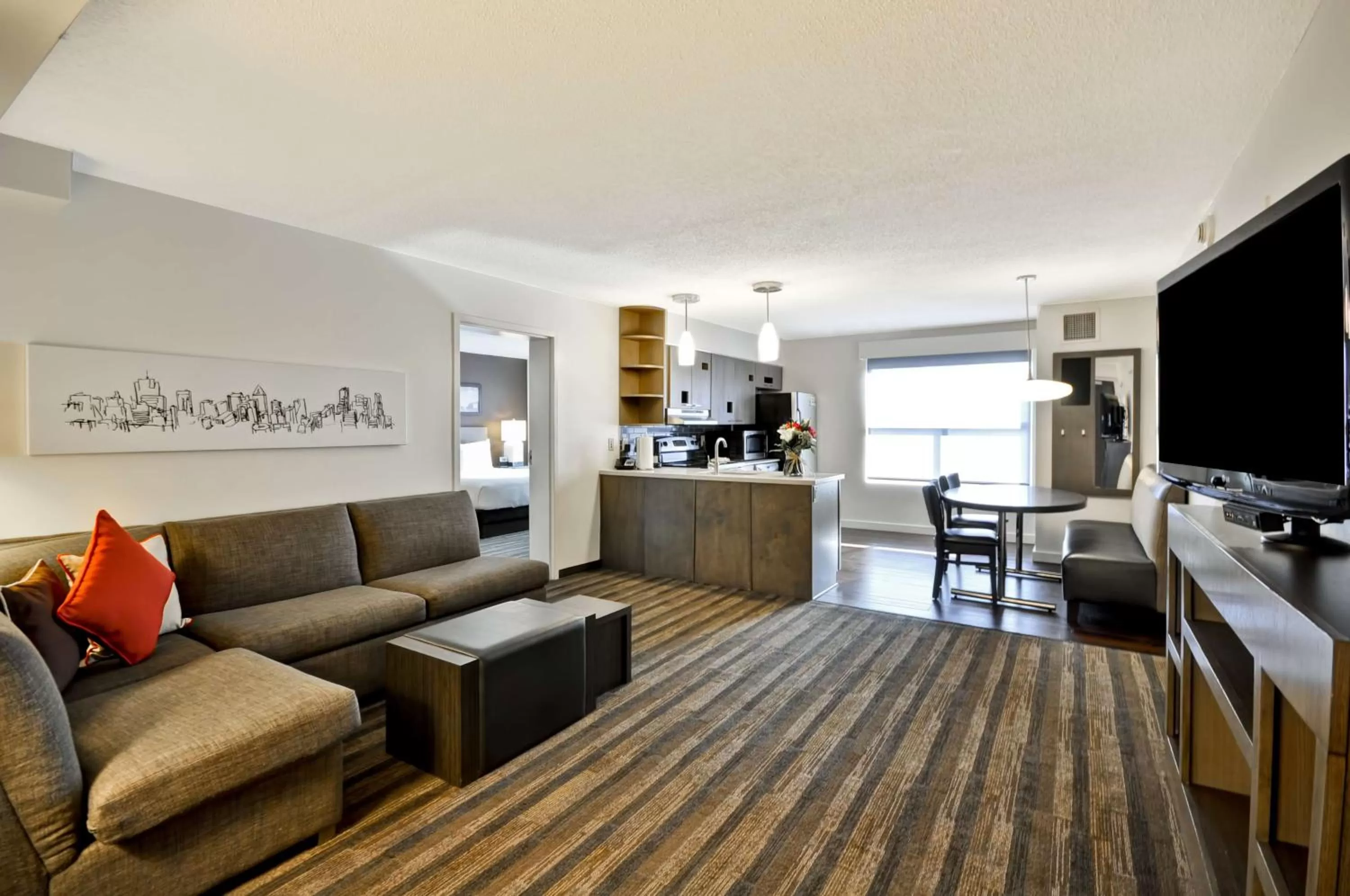 Photo of the whole room in Hyatt House Atlanta Cobb Galleria