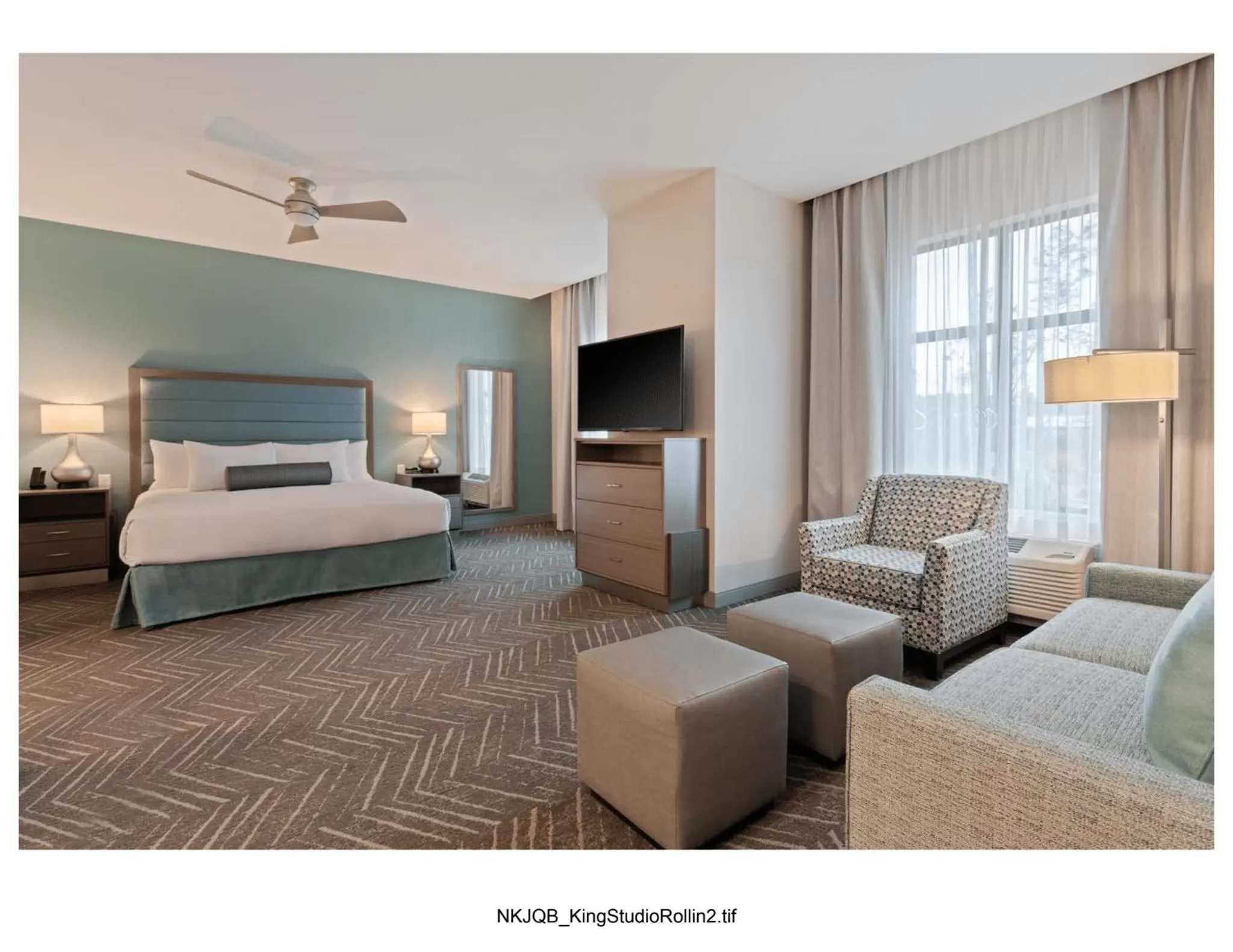 Photo of the whole room, Bed in Homewood Suites By Hilton Panama City Beach, Fl