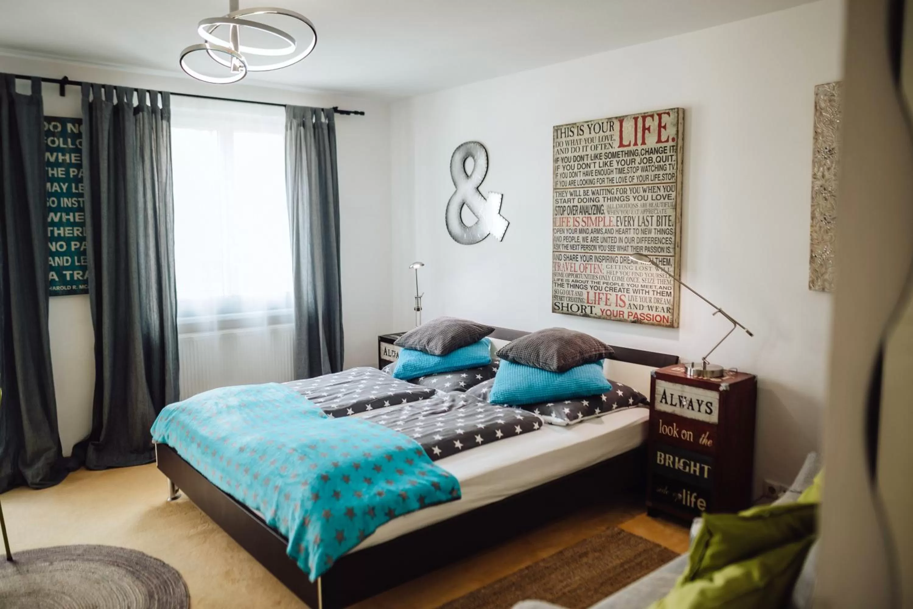 Bed in Das Hotel Stern 24h self-check-in