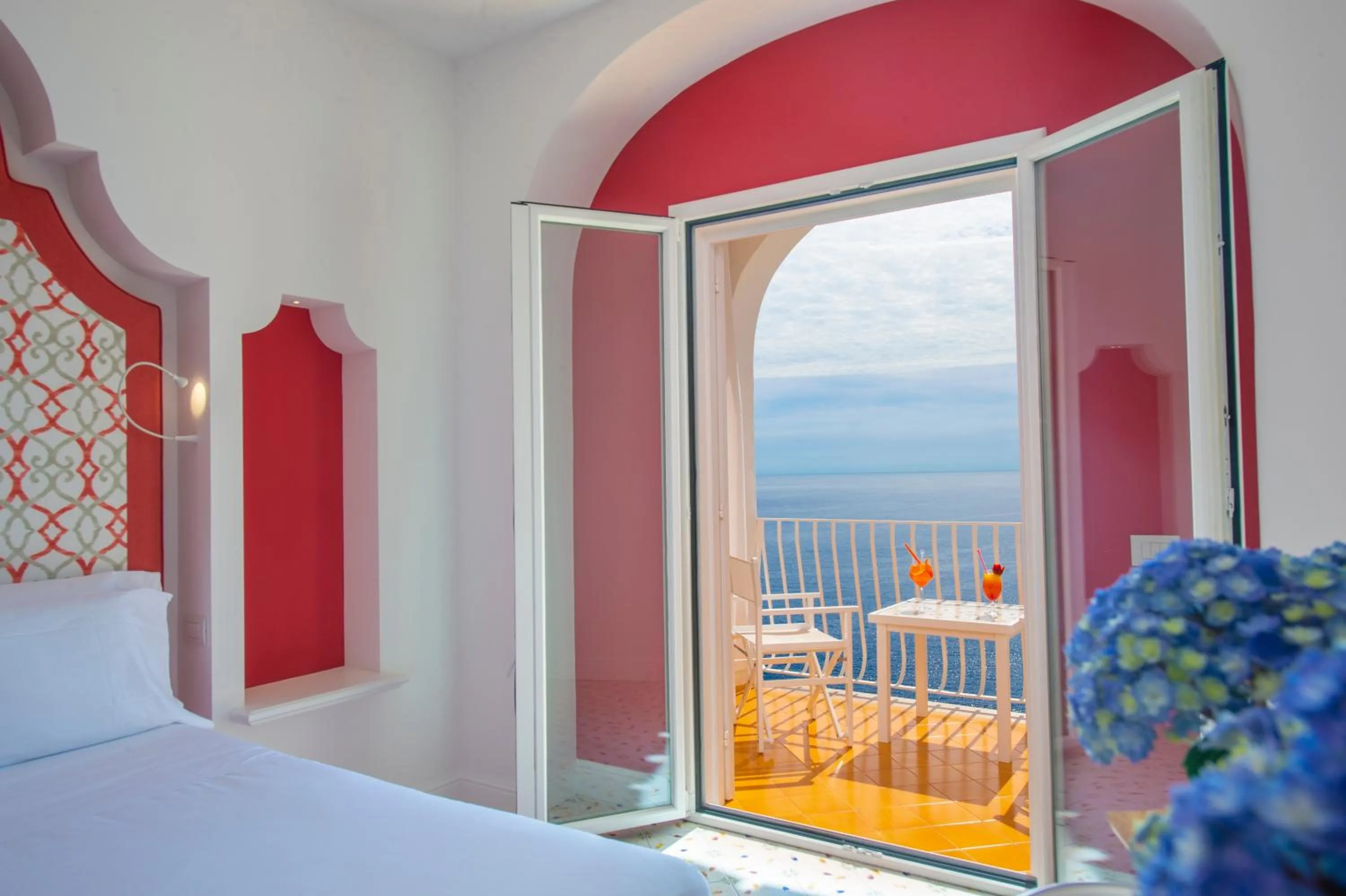 Balcony/Terrace, Bed in Tramonto d'Oro