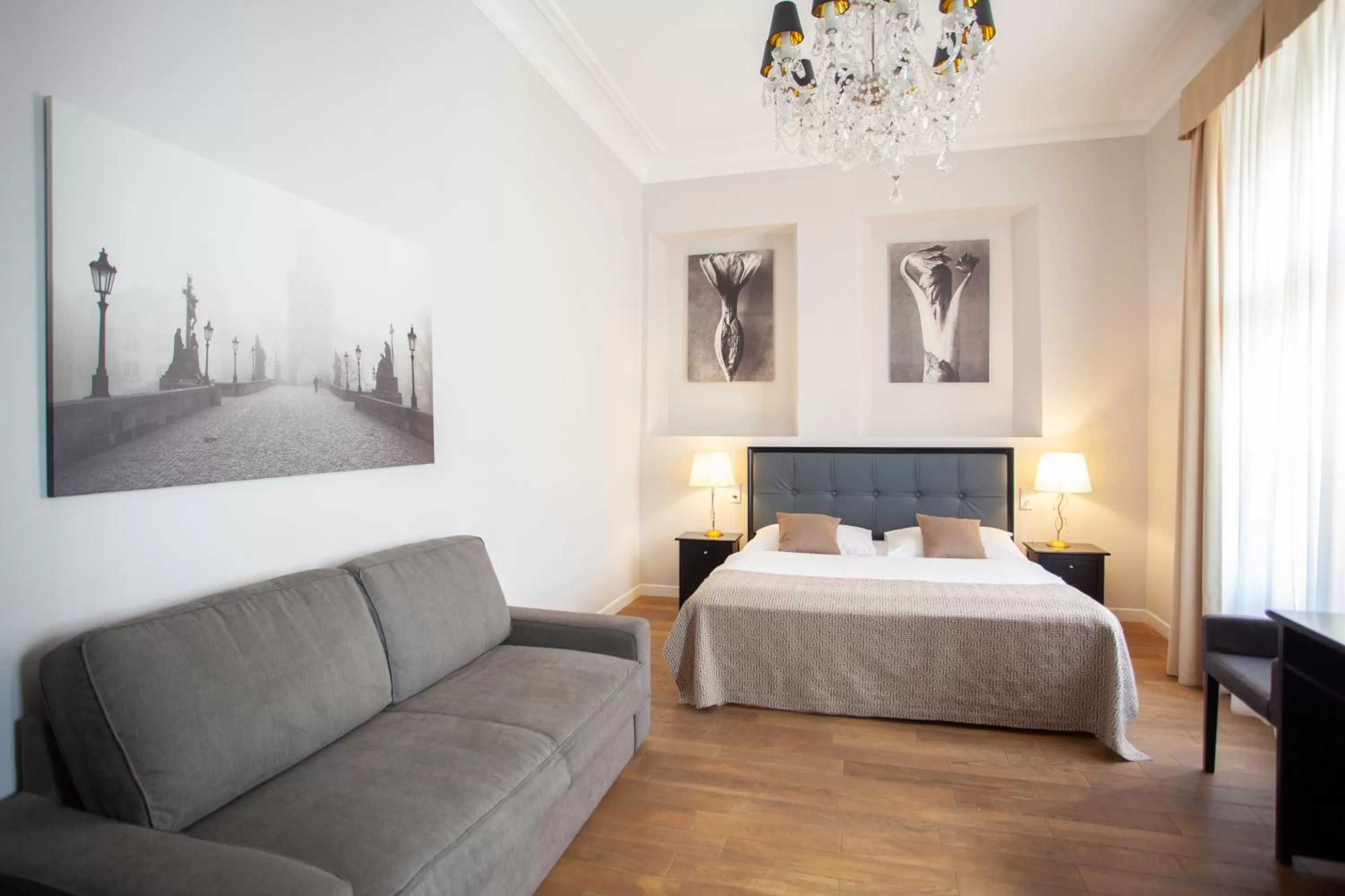 Bedroom, Bed in Little King Hotel U Malvaze