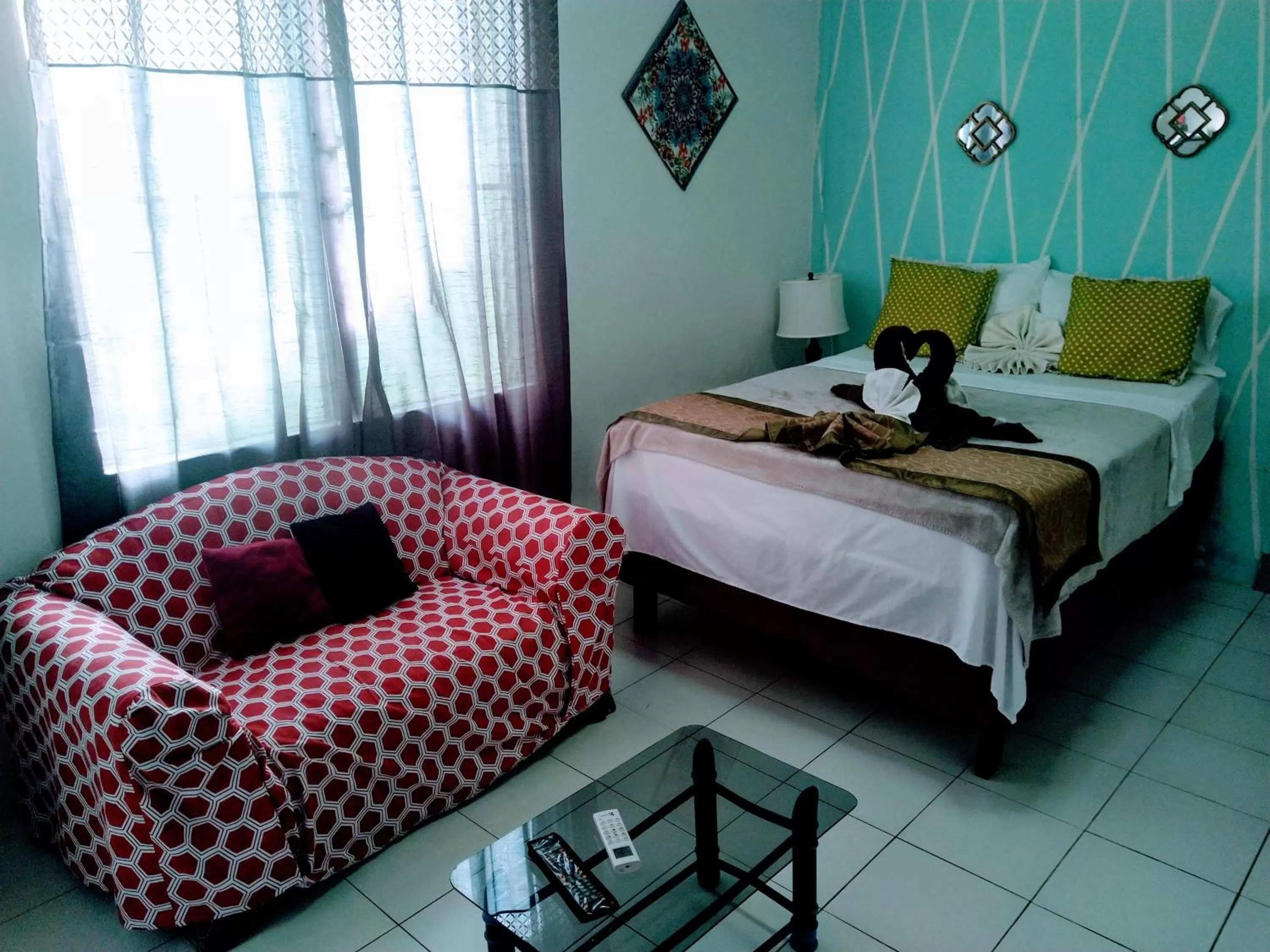 Bed in The Red Hut Inn