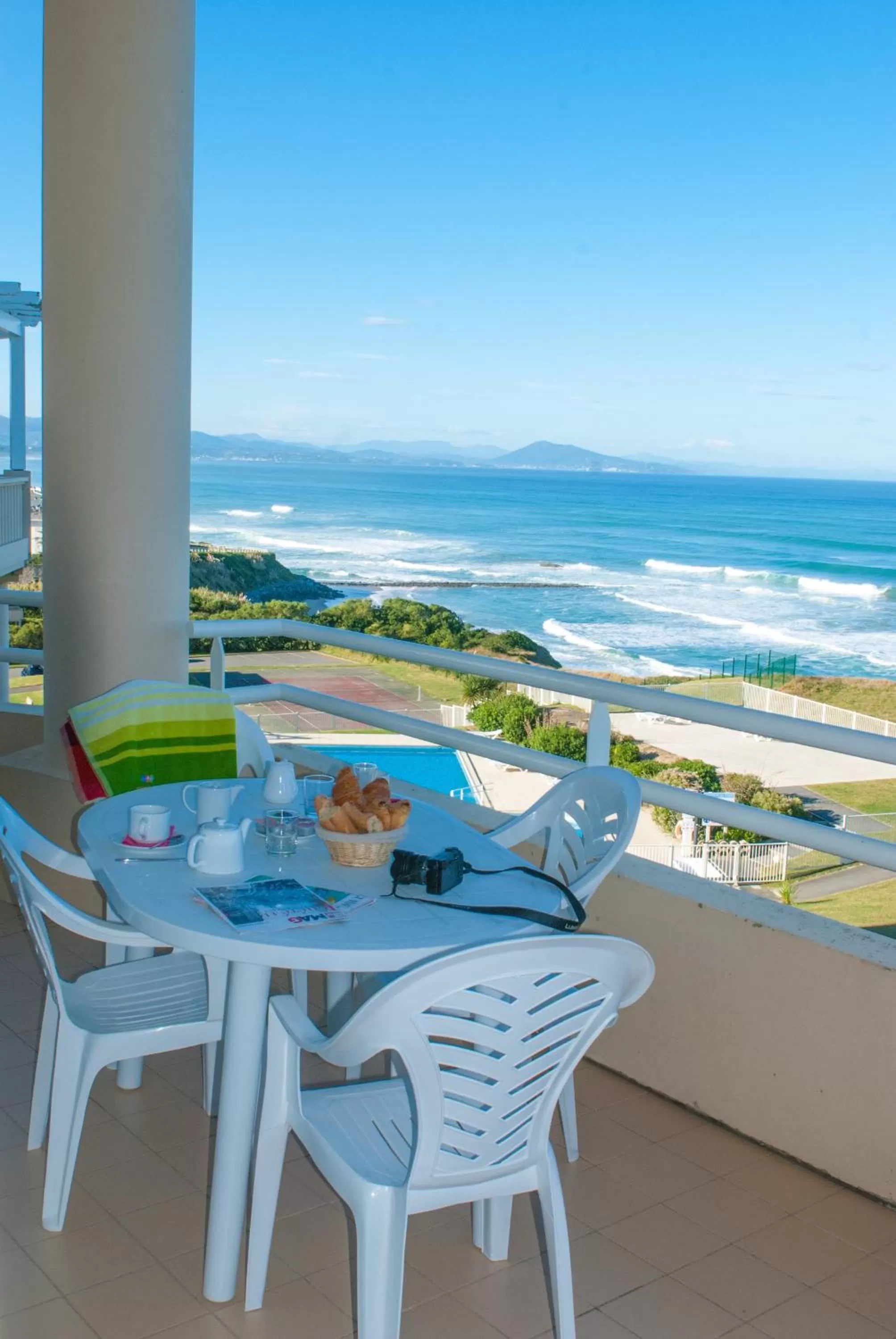 Balcony/Terrace in Résidence Mer & Golf Eugénie