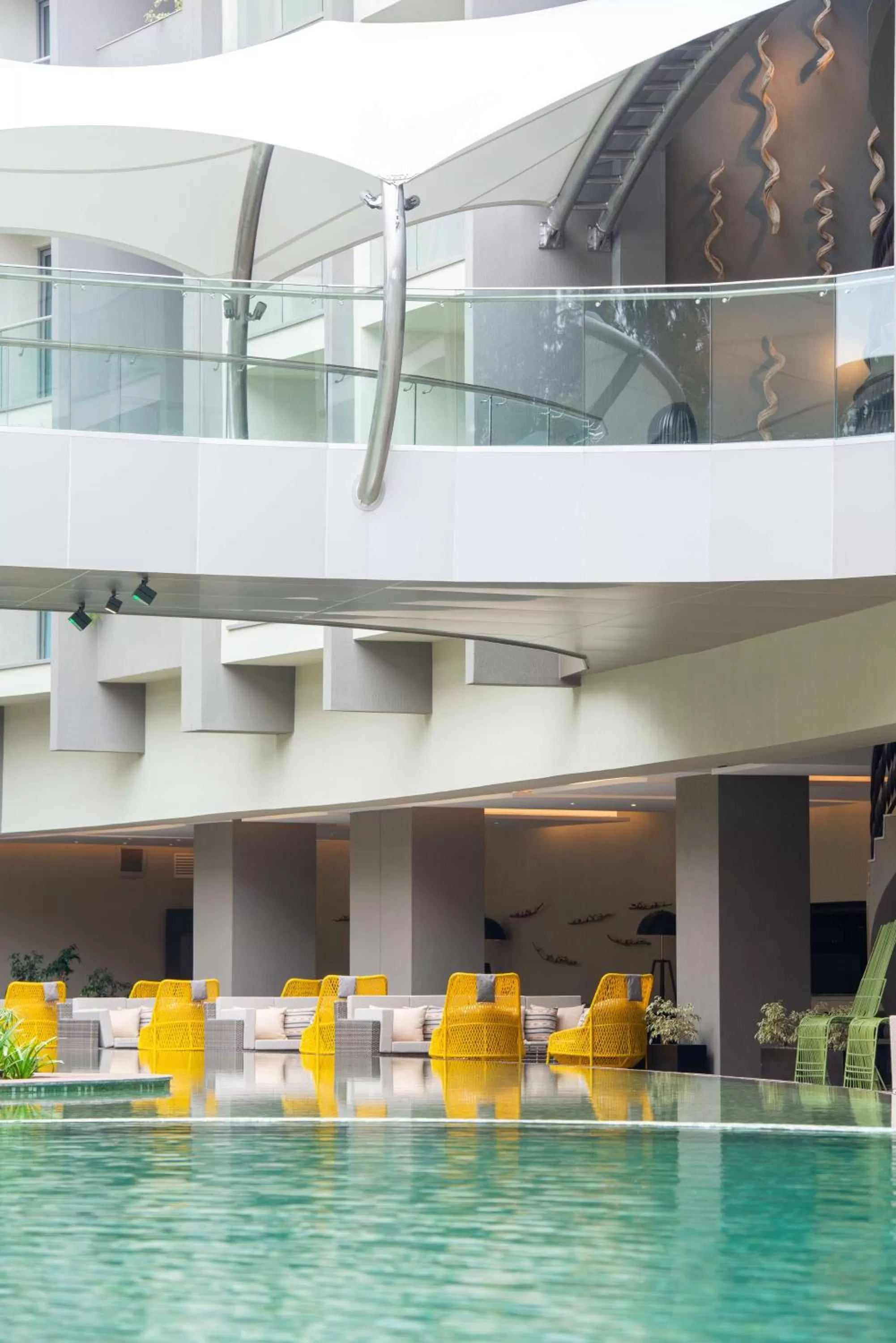 Pool view in Radisson Blu Hotel & Residence Nairobi Arboretum