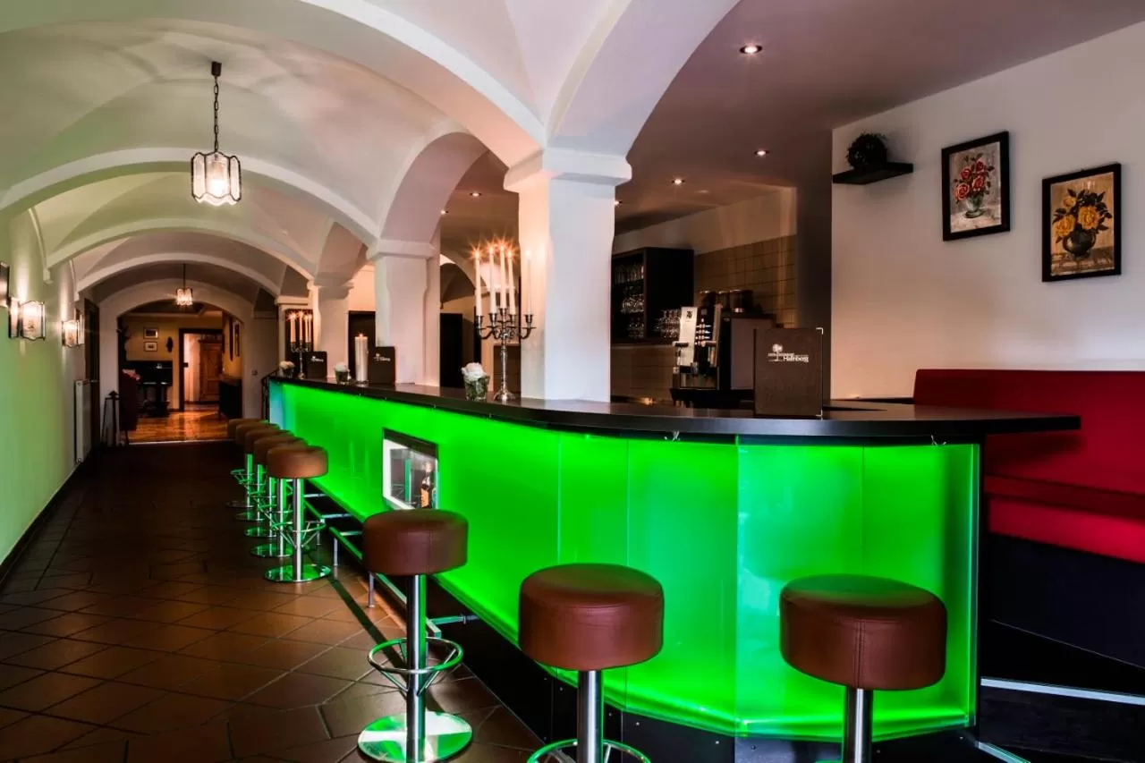 Lounge or bar in Landhotel Hallnberg