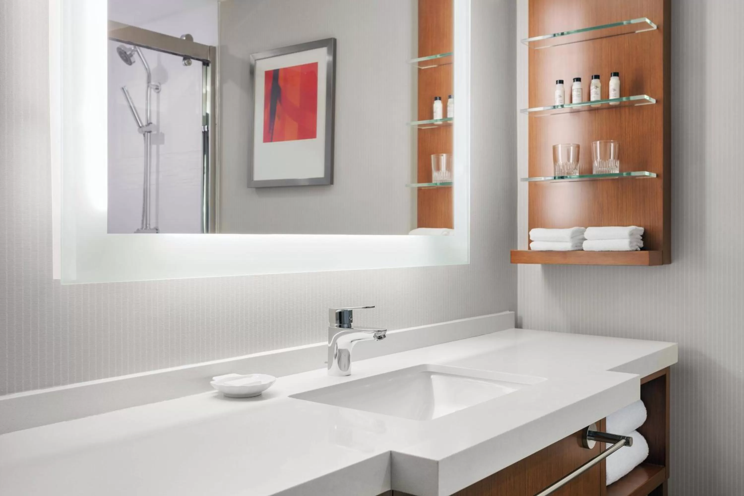 Bathroom in Delta Hotels by Marriott Indianapolis Airport