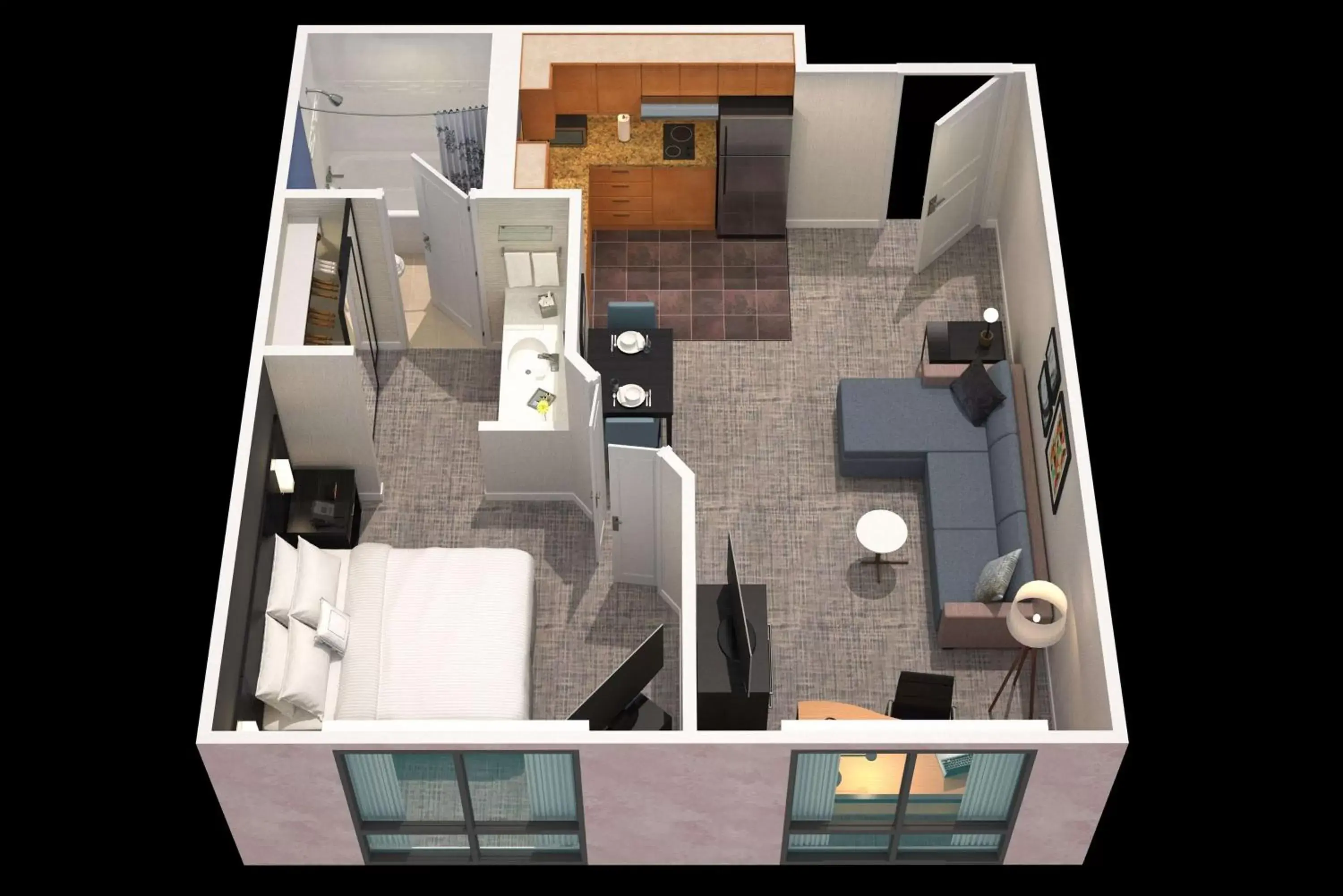 One Bedroom Suite Queen in Sonesta ES Suites New Orleans Convention Center One Bedroom Suite Queen in Sonesta ES Suites New Orleans Convention Center