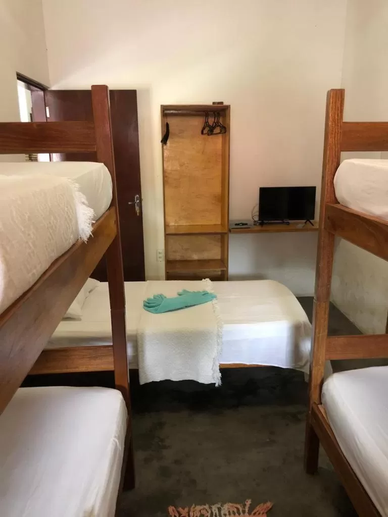 Bed in Pousada Aba da Serra