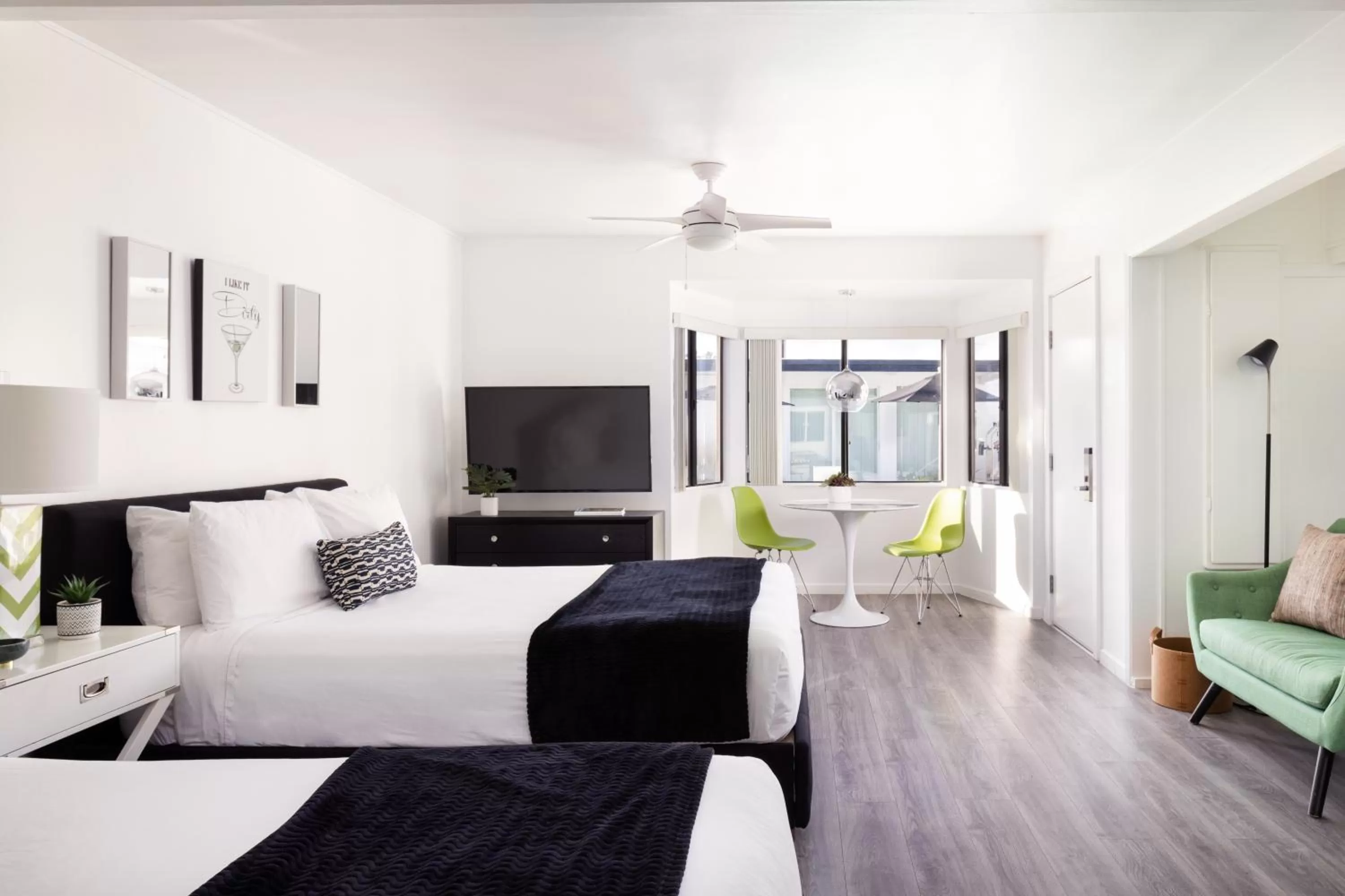 Bed in The Three Fifty Hotel