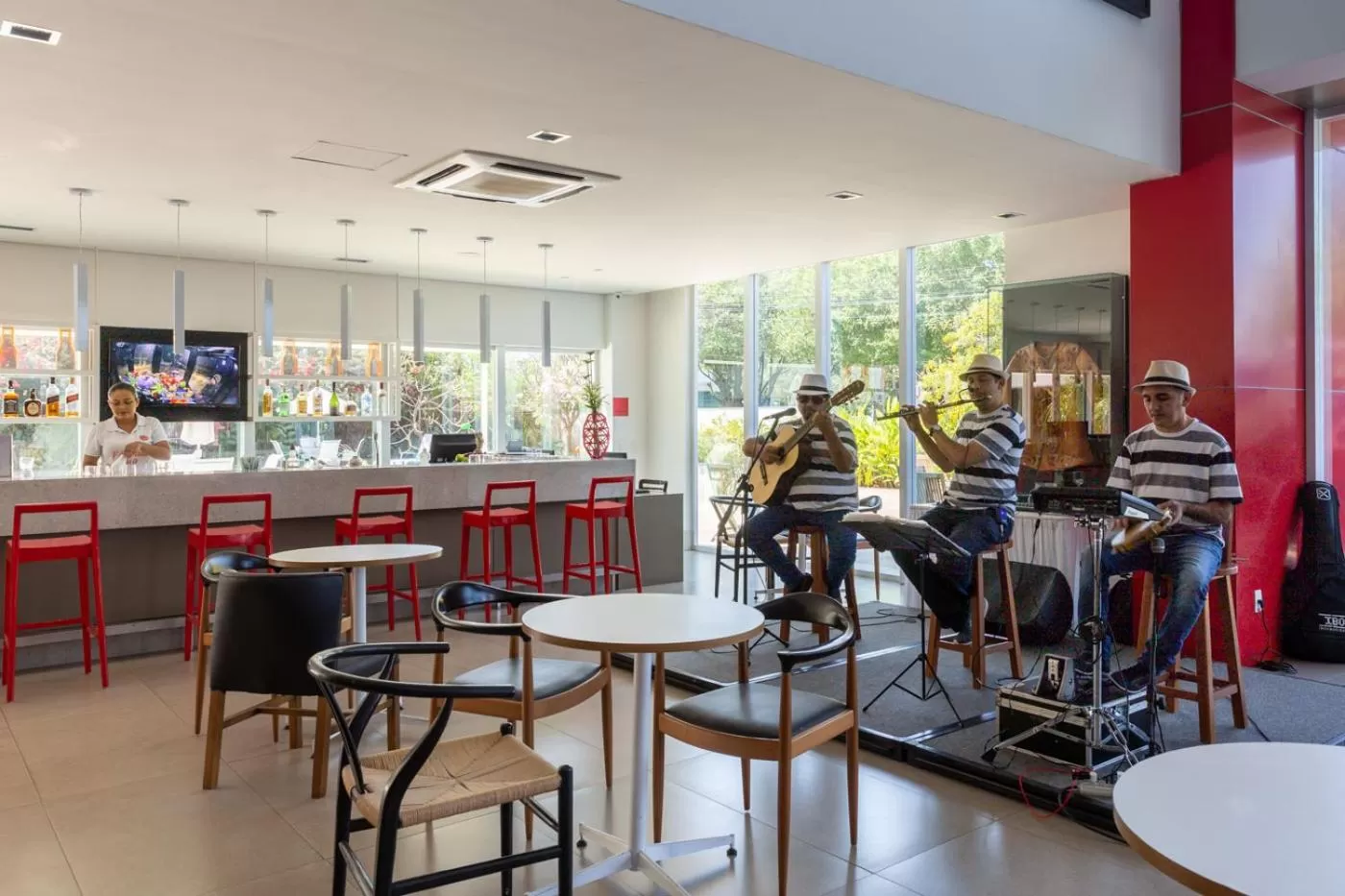 Living room in Iu-á Hotel