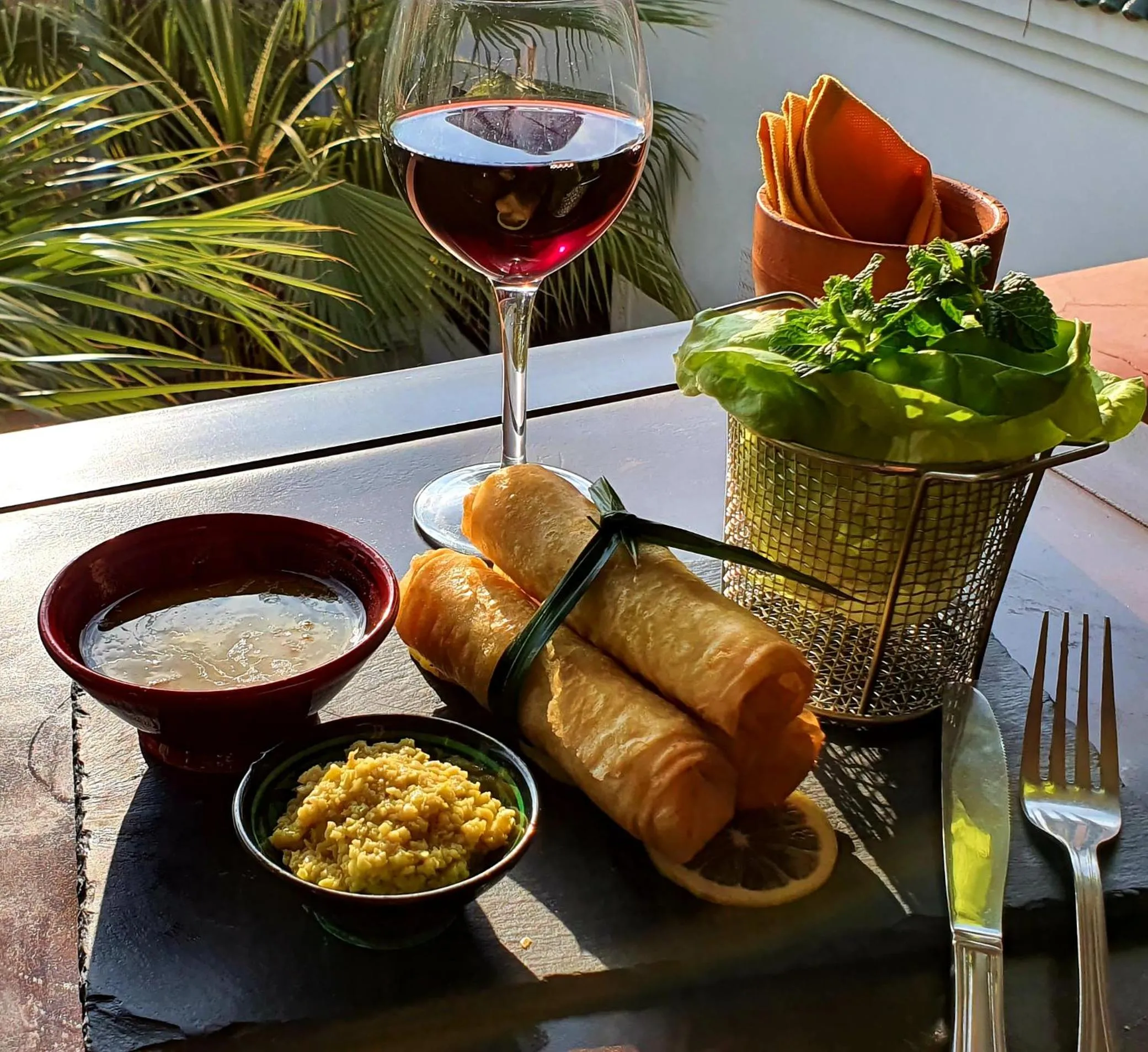 Food and drinks in Riad Monceau