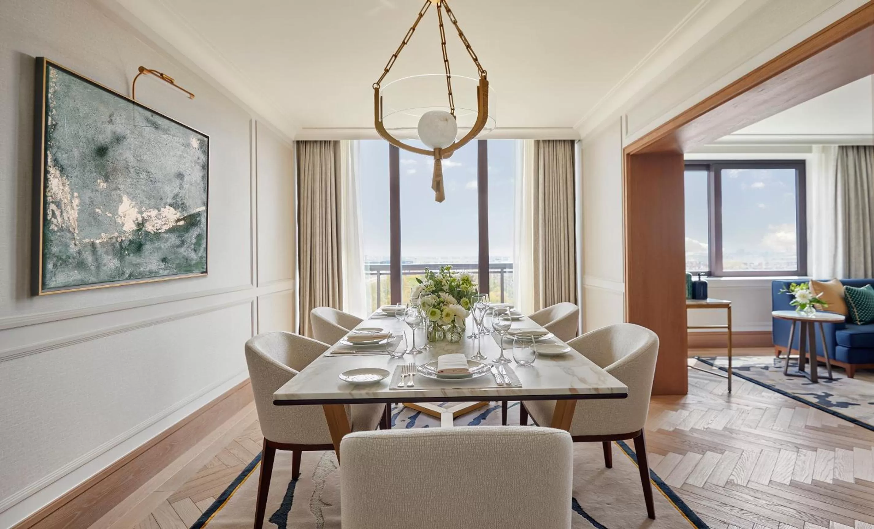 Dining area in Jumeirah Carlton Tower London