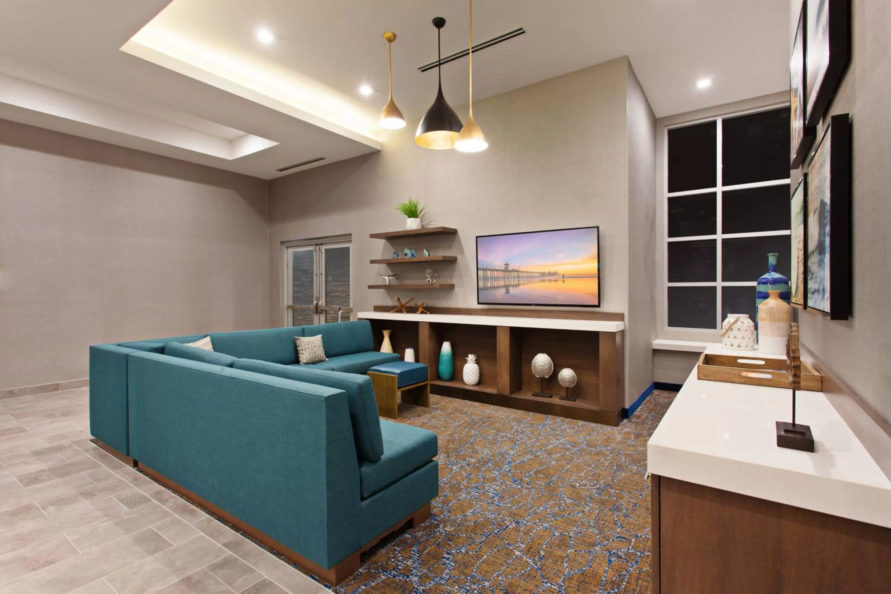 Lobby or reception in SpringHill Suites by Marriott Huntington Beach Orange County