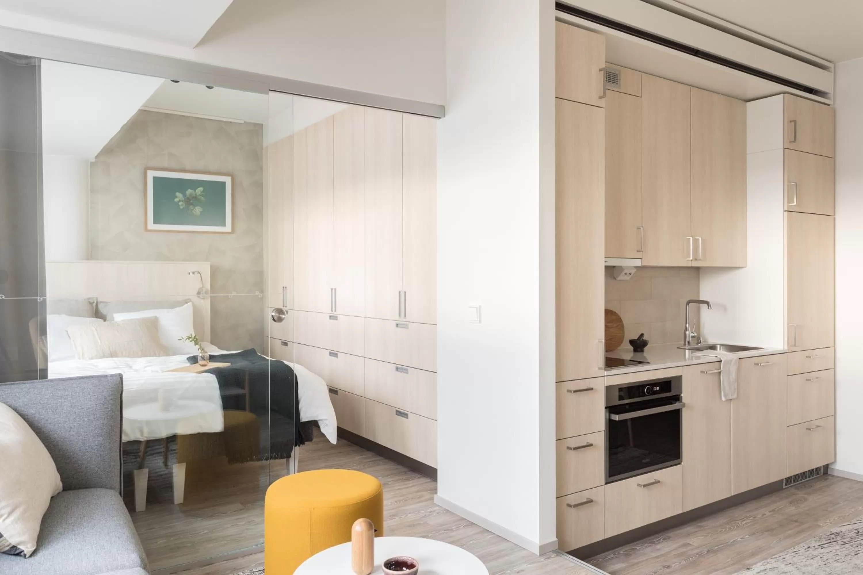 Photo of the whole room, Bed in Noli Katajanokka