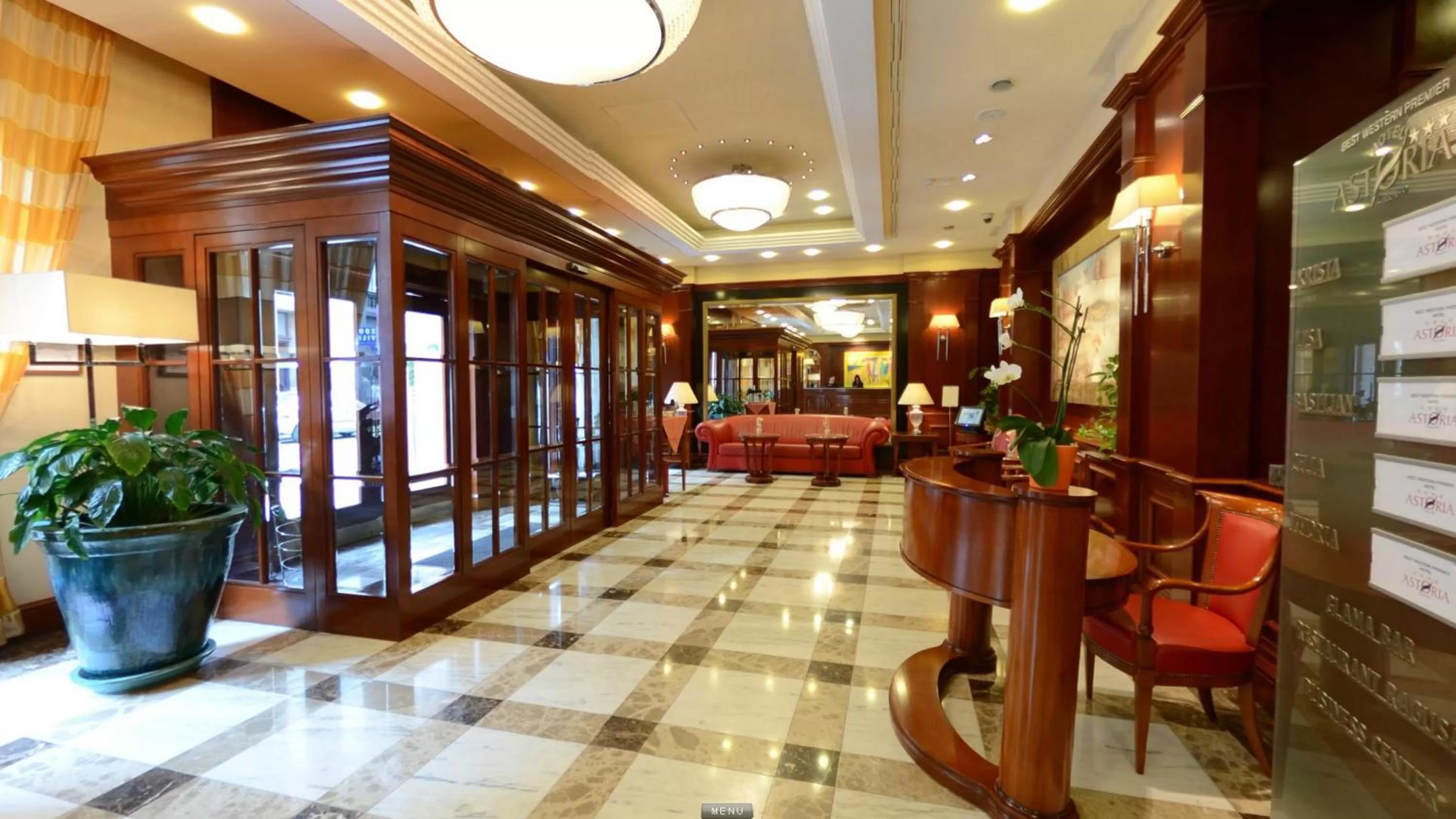 Lobby or reception in Best Western Premier Hotel Astoria