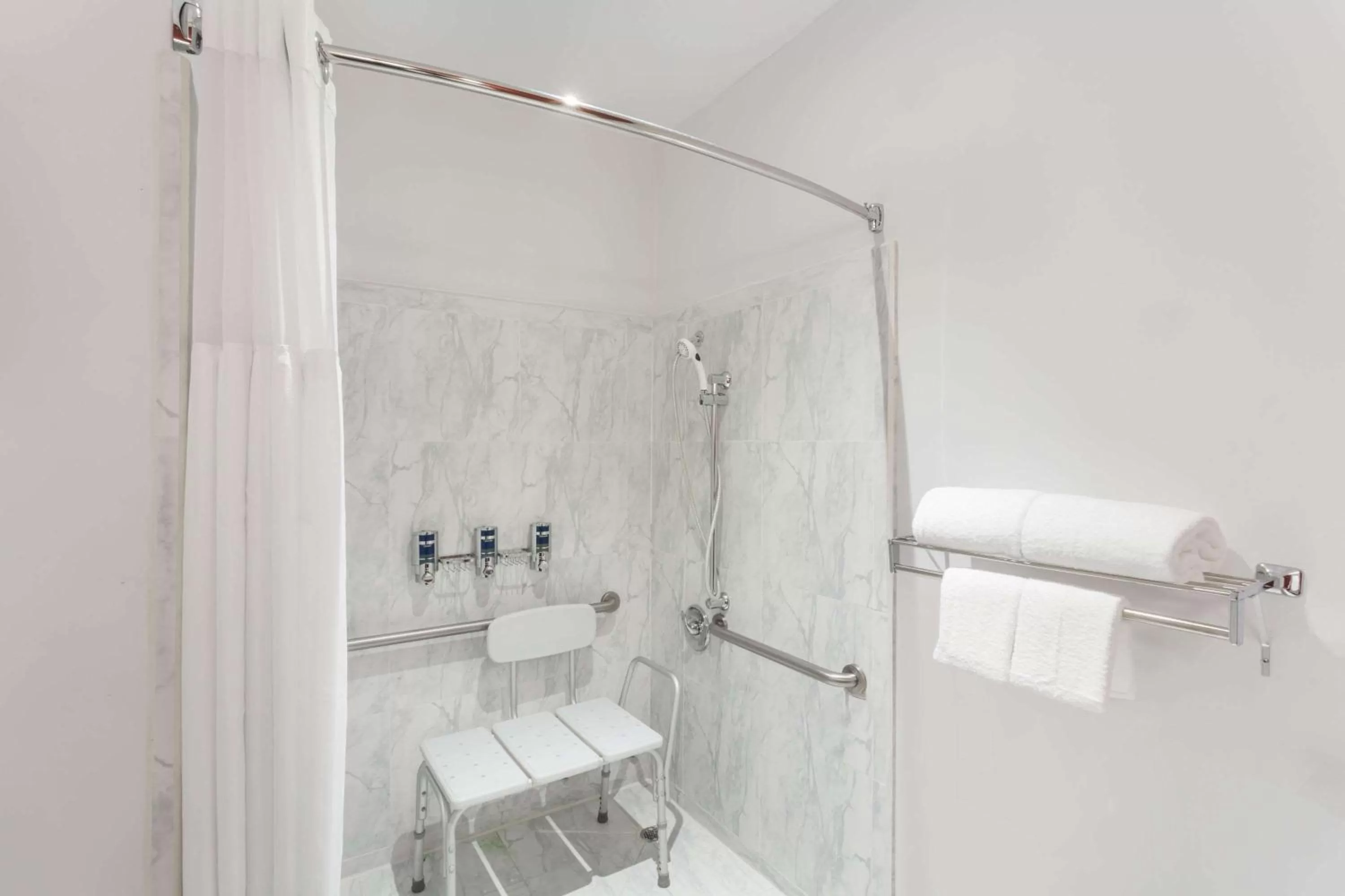 Bathroom in Wyndham Garden Silicon Valley