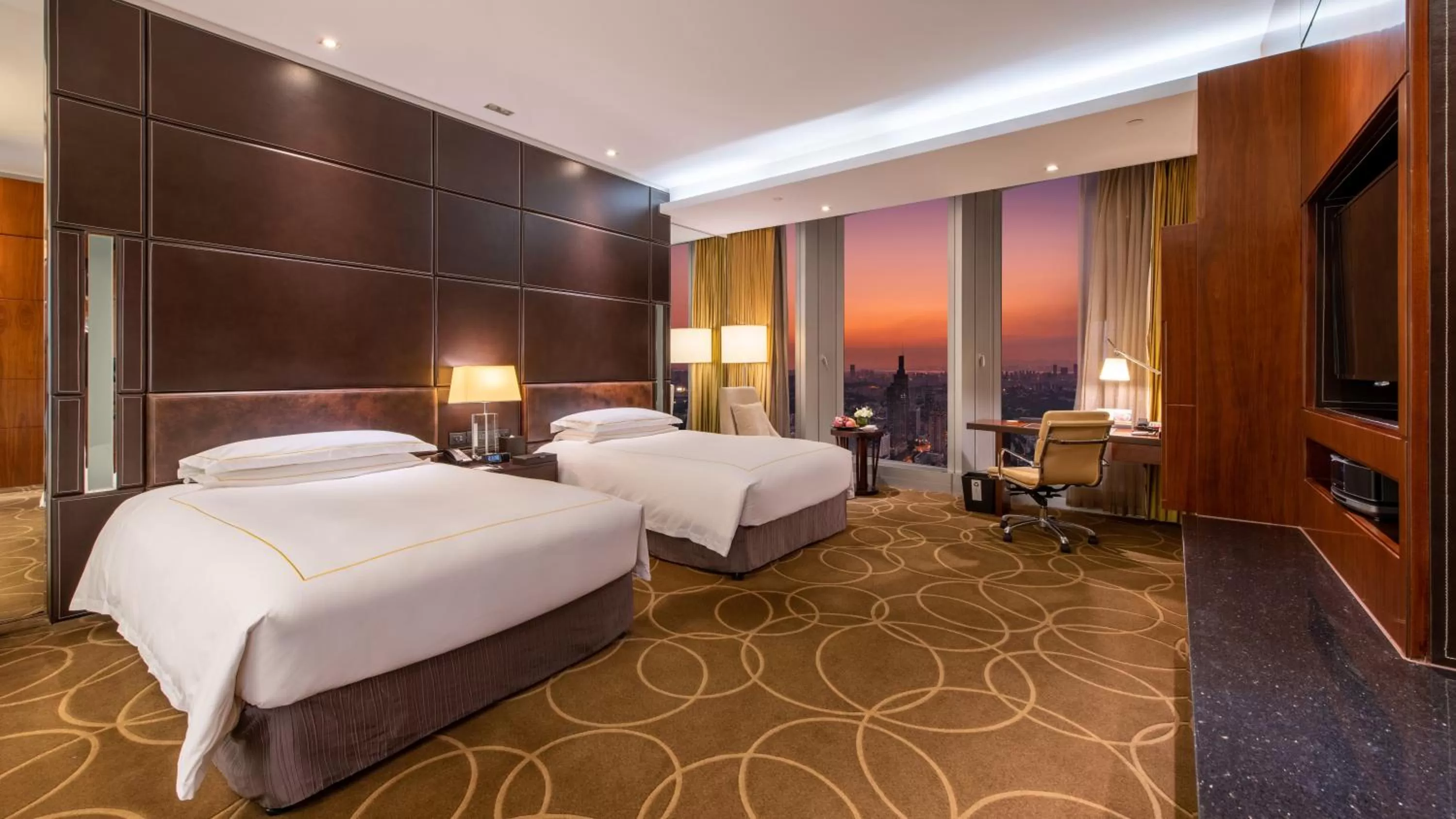 Classic Double Room with Two Double Beds and City View in InterContinental Nanjing by IHG