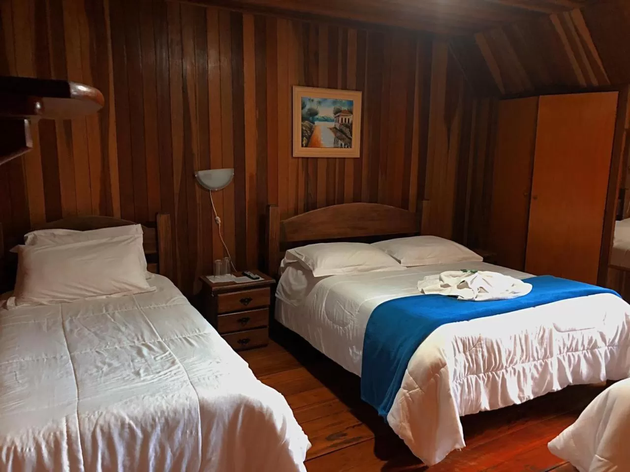 Bed in Pousada da Lua