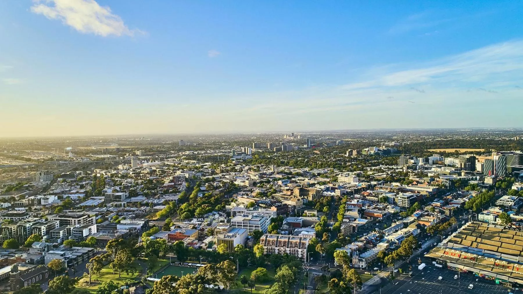 Bird's eye view in Avani Melbourne Jazz Corner Residences