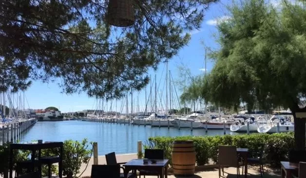 Garden view in Le Spinaker