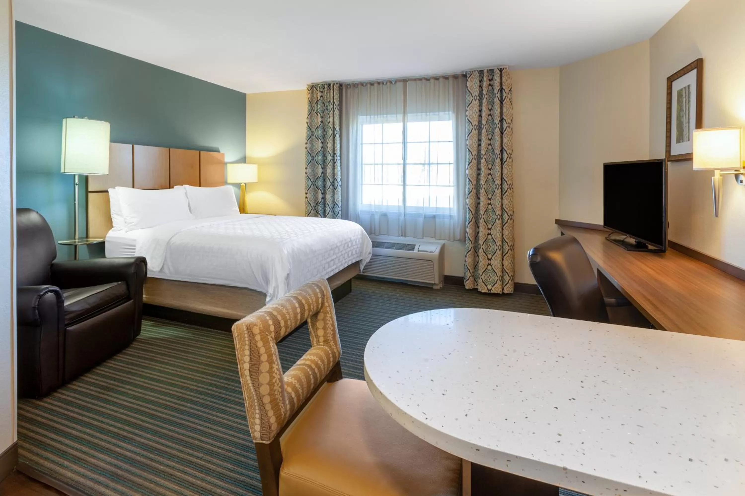 Bed in Candlewood Suites-West Springfield by IHG
