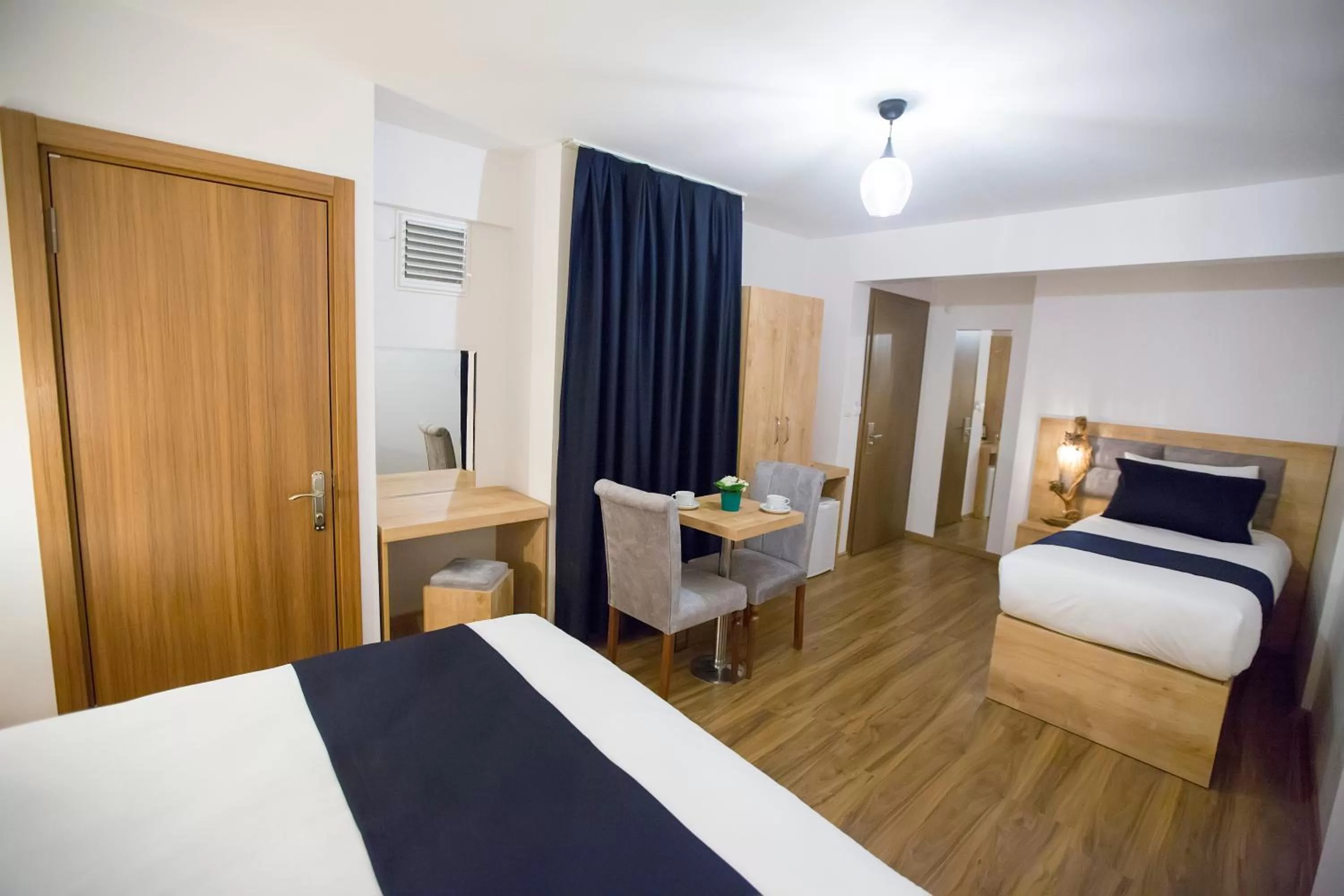 Toilet, Bed in Golden Street Hotel