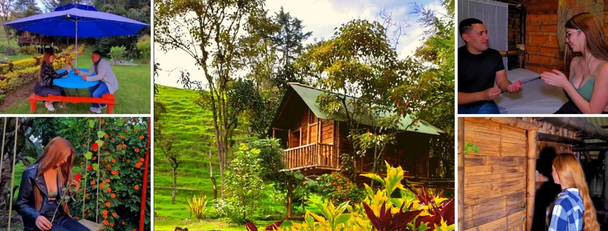 Garden view in Cabañas Rústicas El Viejo Tambo By Rotamundos