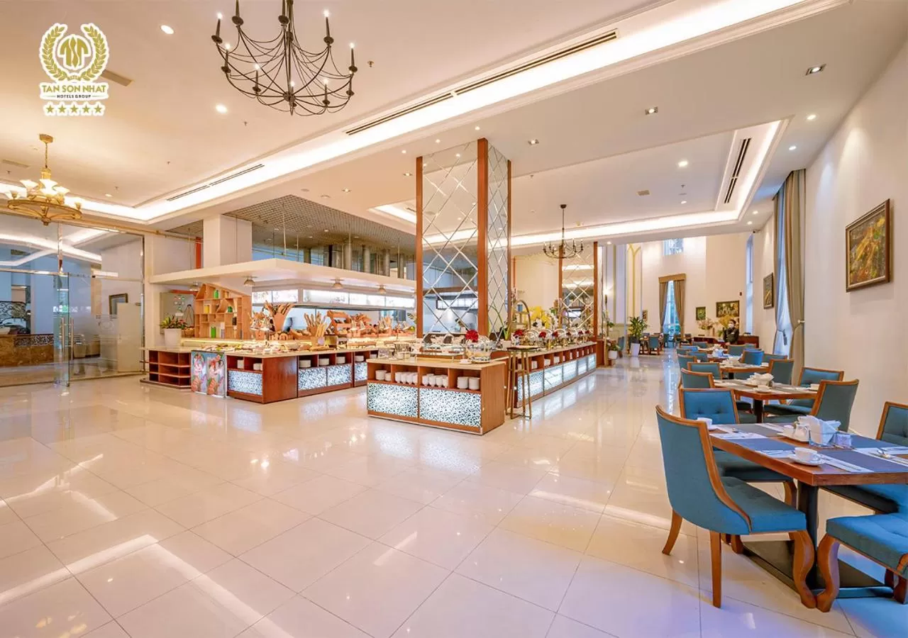 Buffet breakfast in Tan Son Nhat Saigon Hotel