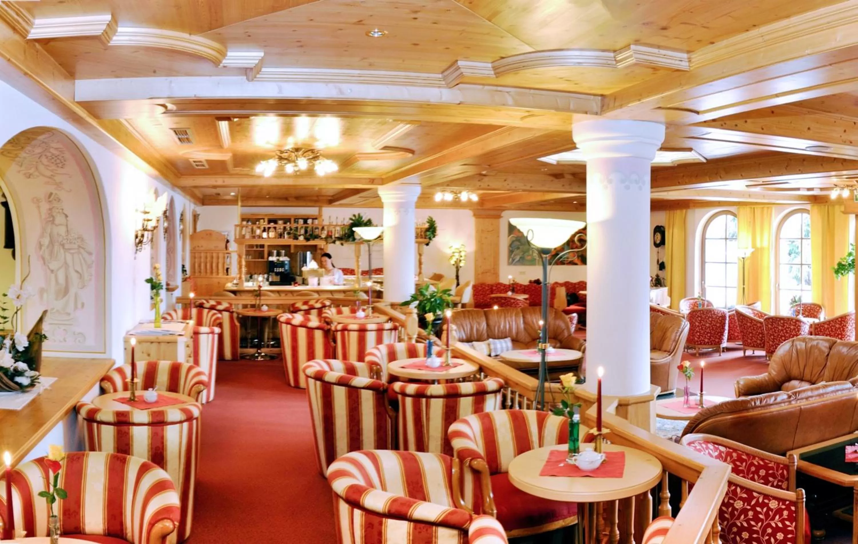 Lounge or bar, Restaurant/Places to Eat in Hotel Residenz Hochland