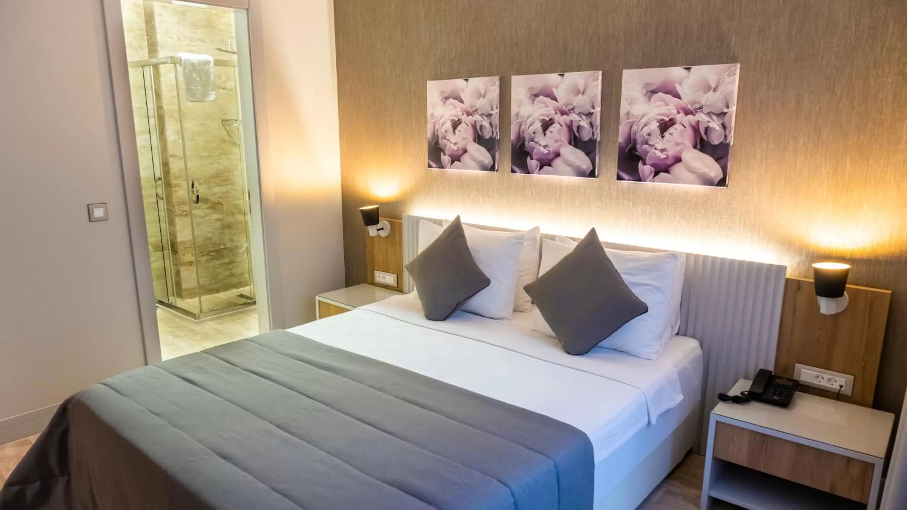 Bed in Ariel Hotel Alaçatı