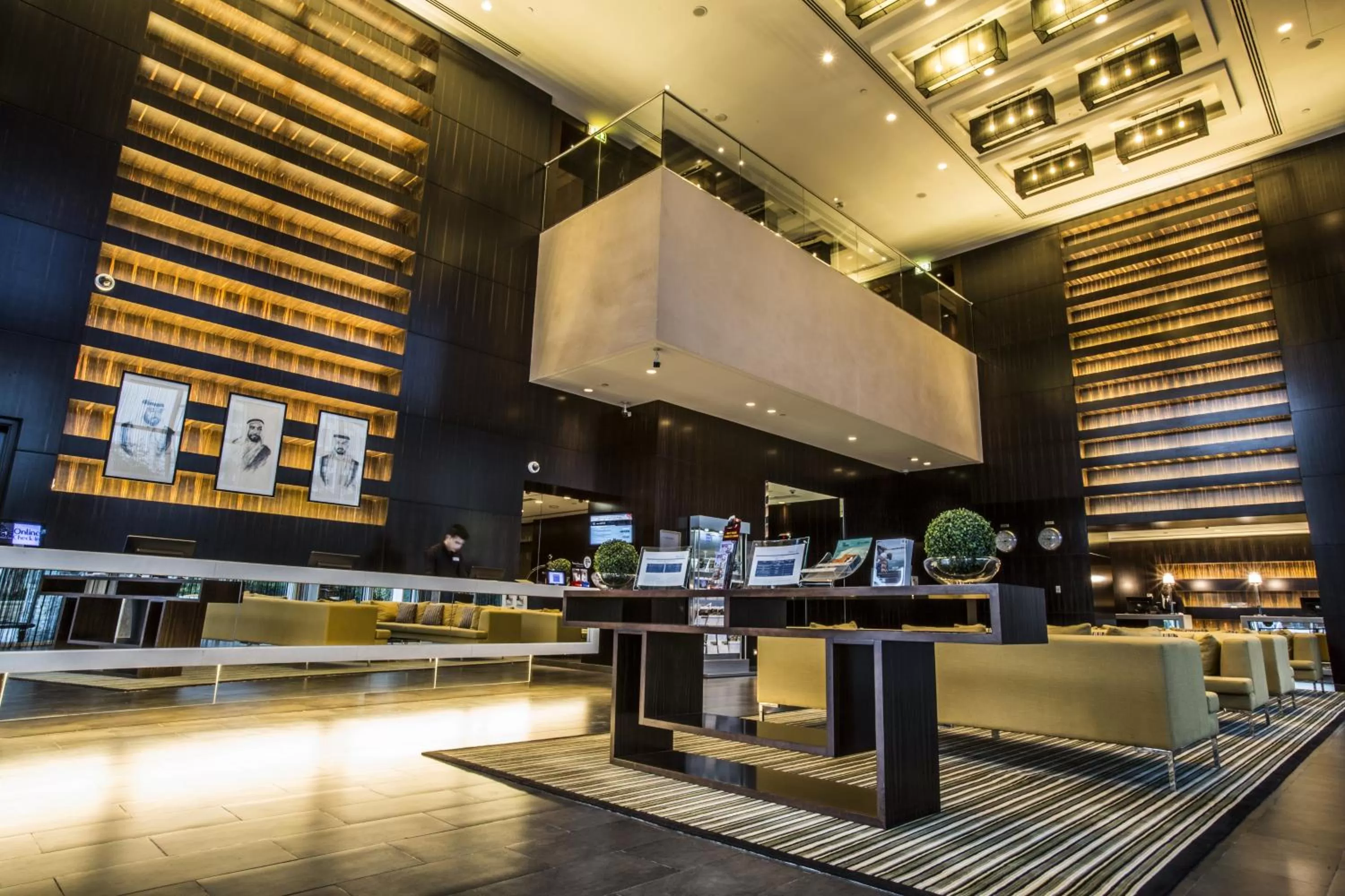 Lobby or reception in Centro Yas Island-by Rotana