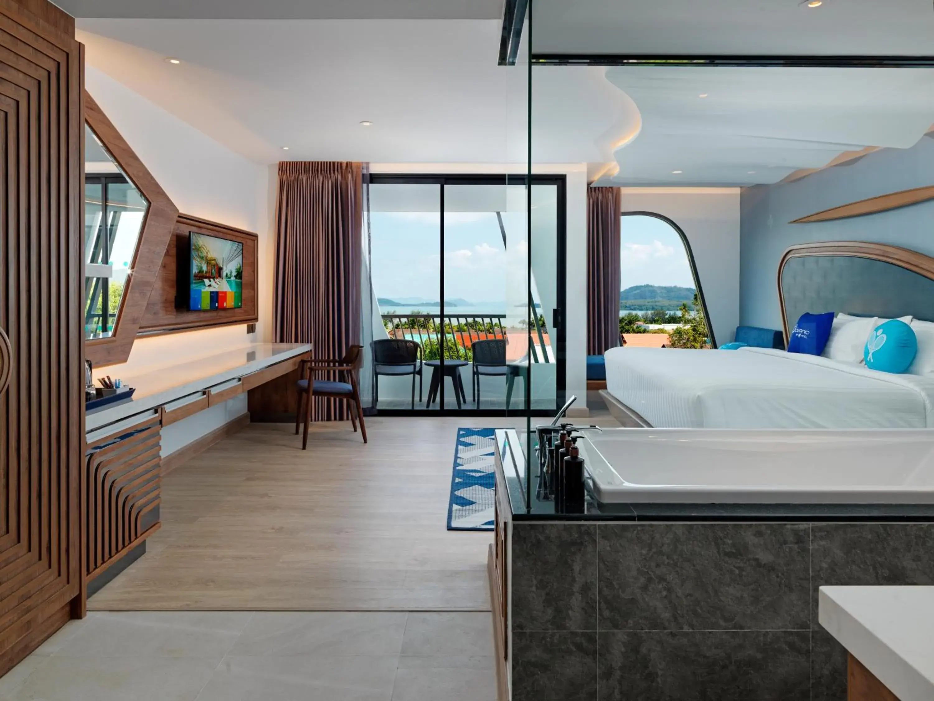 King Room with Sea View in The Oceanic Sportel Phuket - SHA Extra Plus King Room with Sea View in The Oceanic Sportel Phuket - SHA Extra Plus