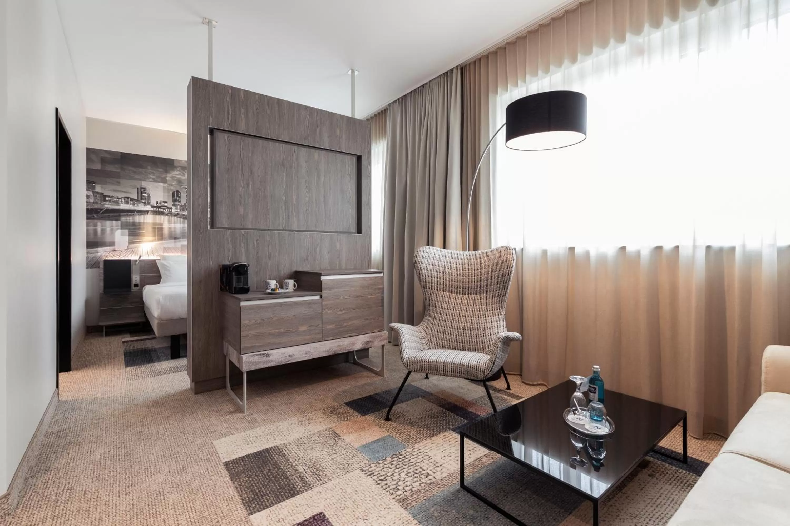 Seating area in Novotel Duesseldorf Airport