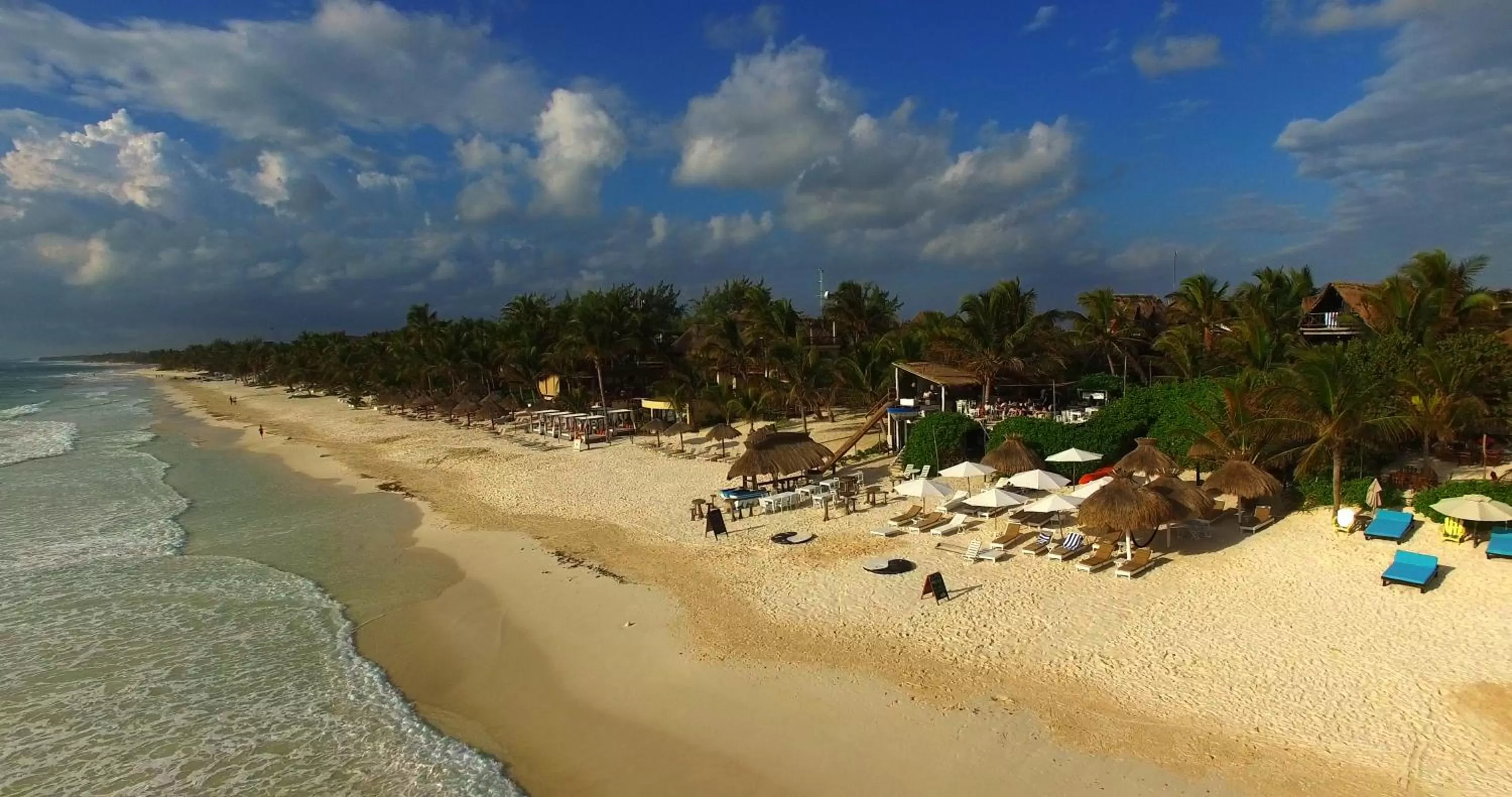 Bird's eye view, Beach in Hotel Zulum