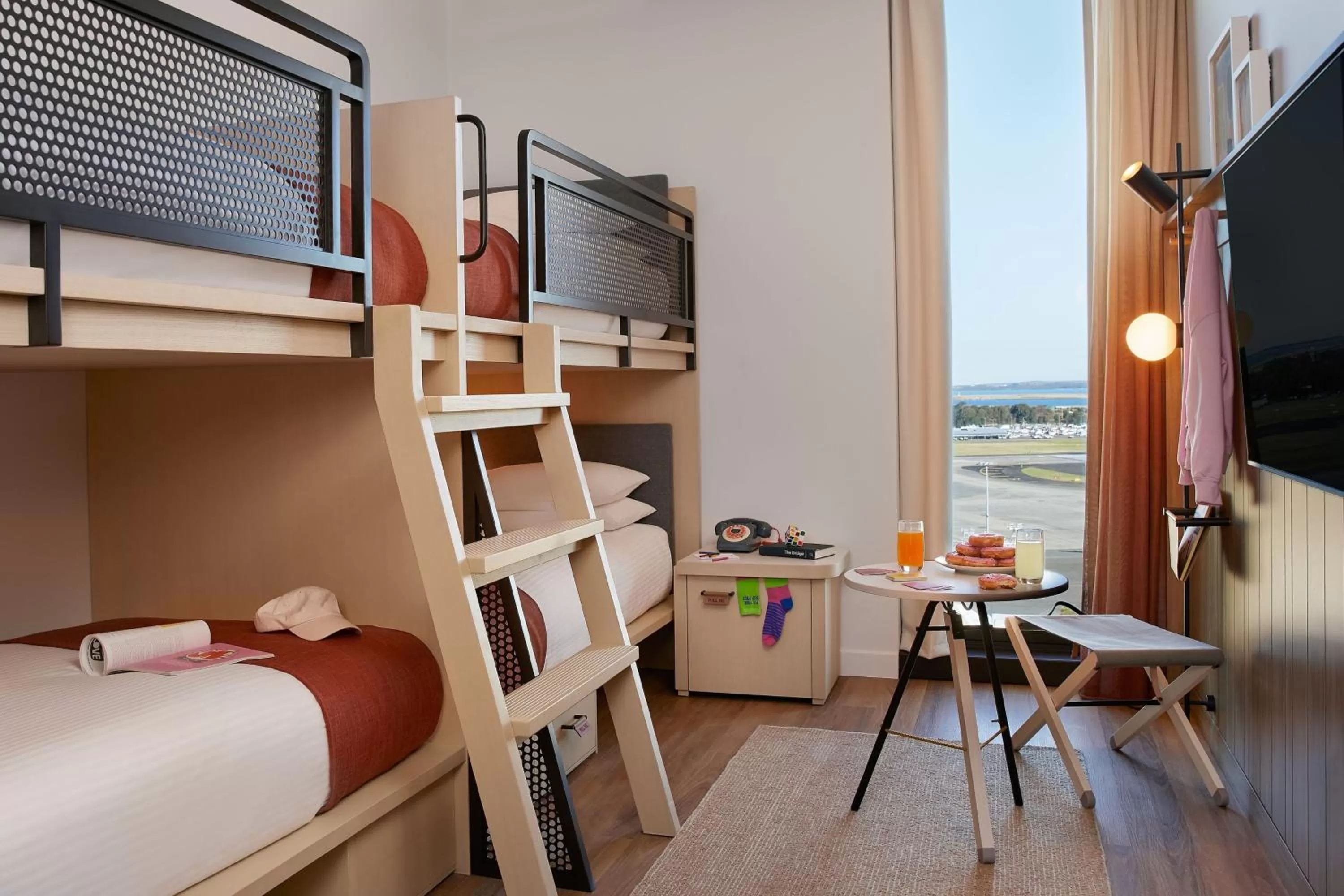 Photo of the whole room, Bed in Moxy Sydney Airport