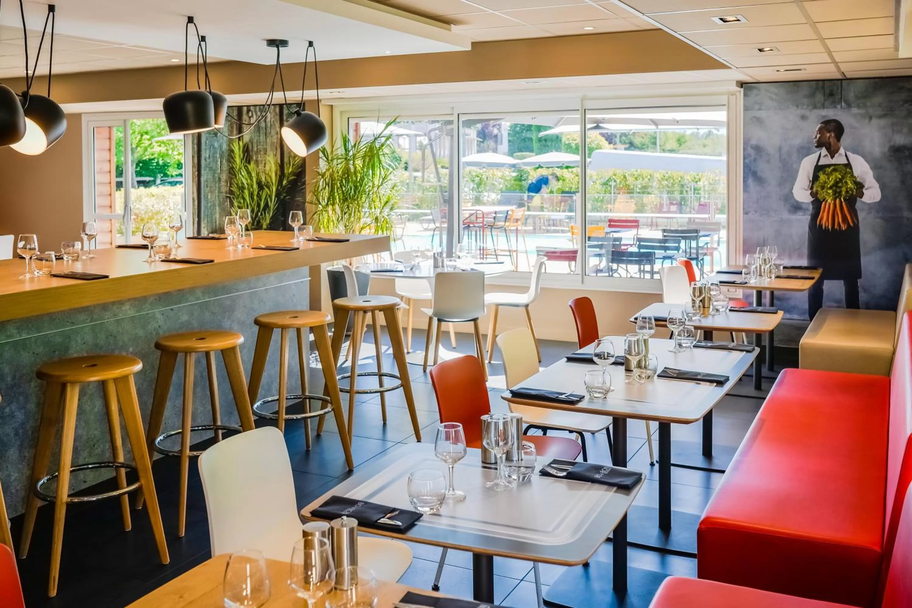 Restaurant/places to eat in Ibis Roanne Le Coteau Hotel Restaurant