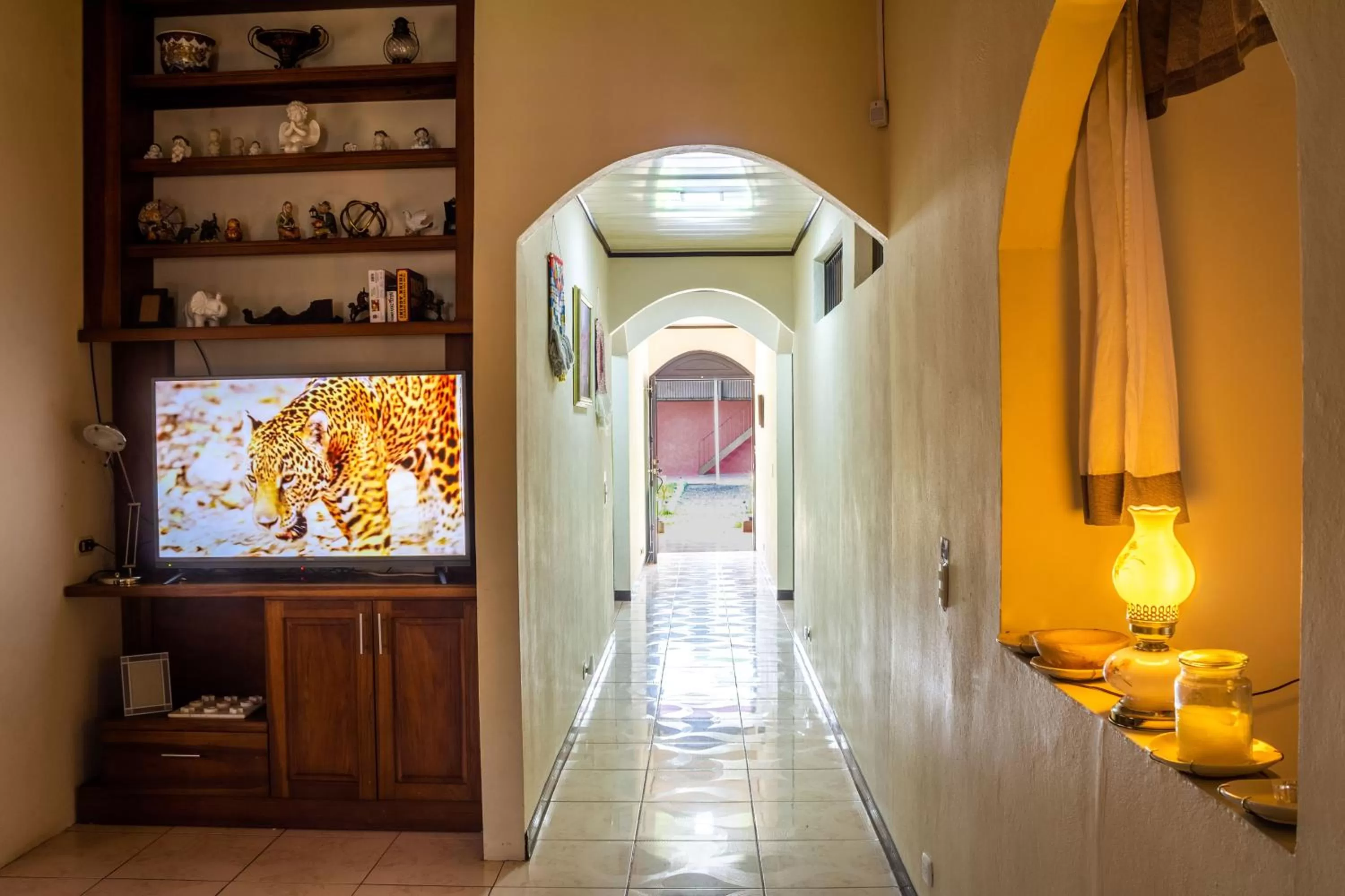 Communal lounge/ TV room in Tico House Bed & Breakfast