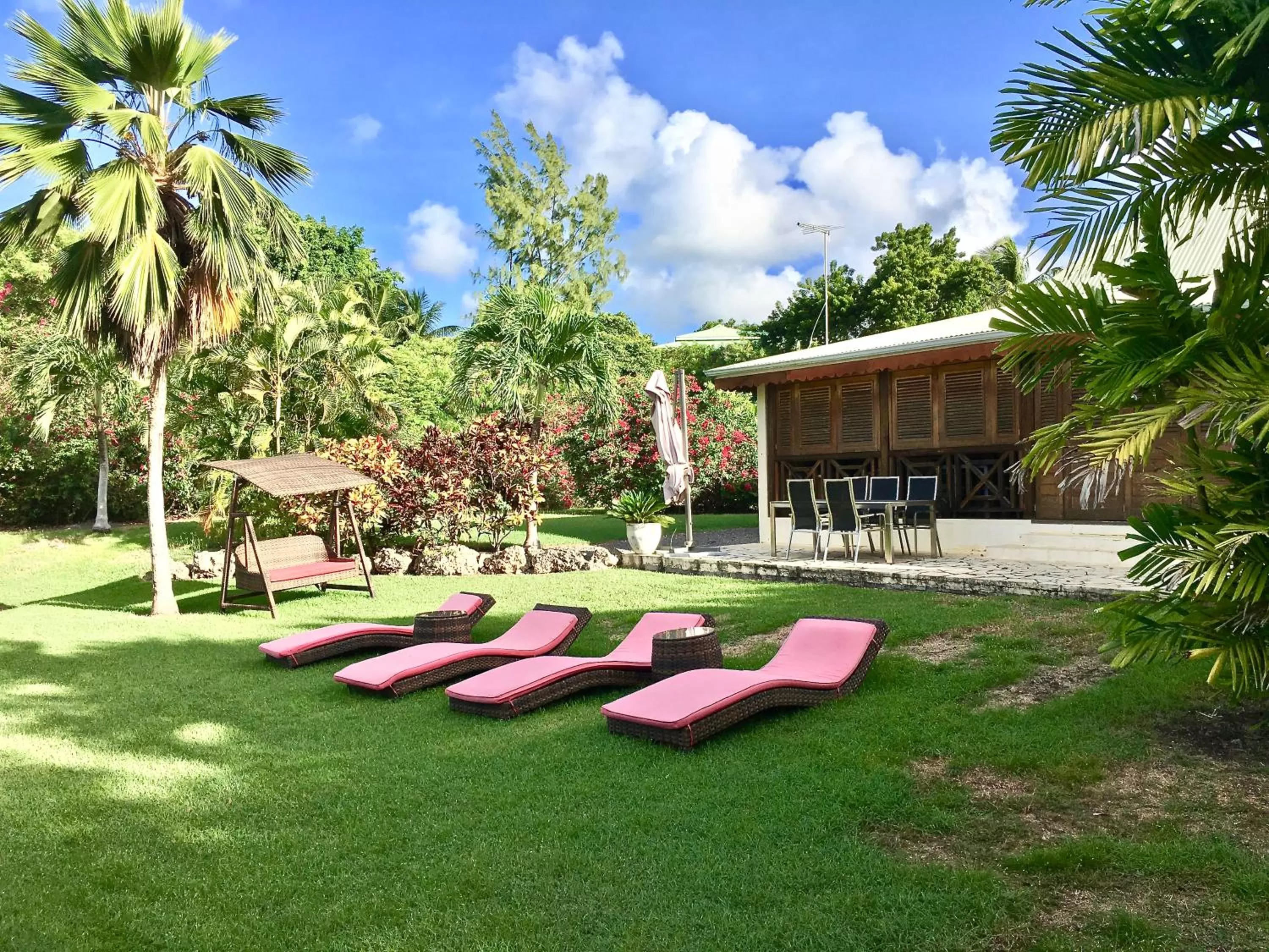 Garden in Résidence Le Vallon Guadeloupe Parc Piscine Appartements & Studios