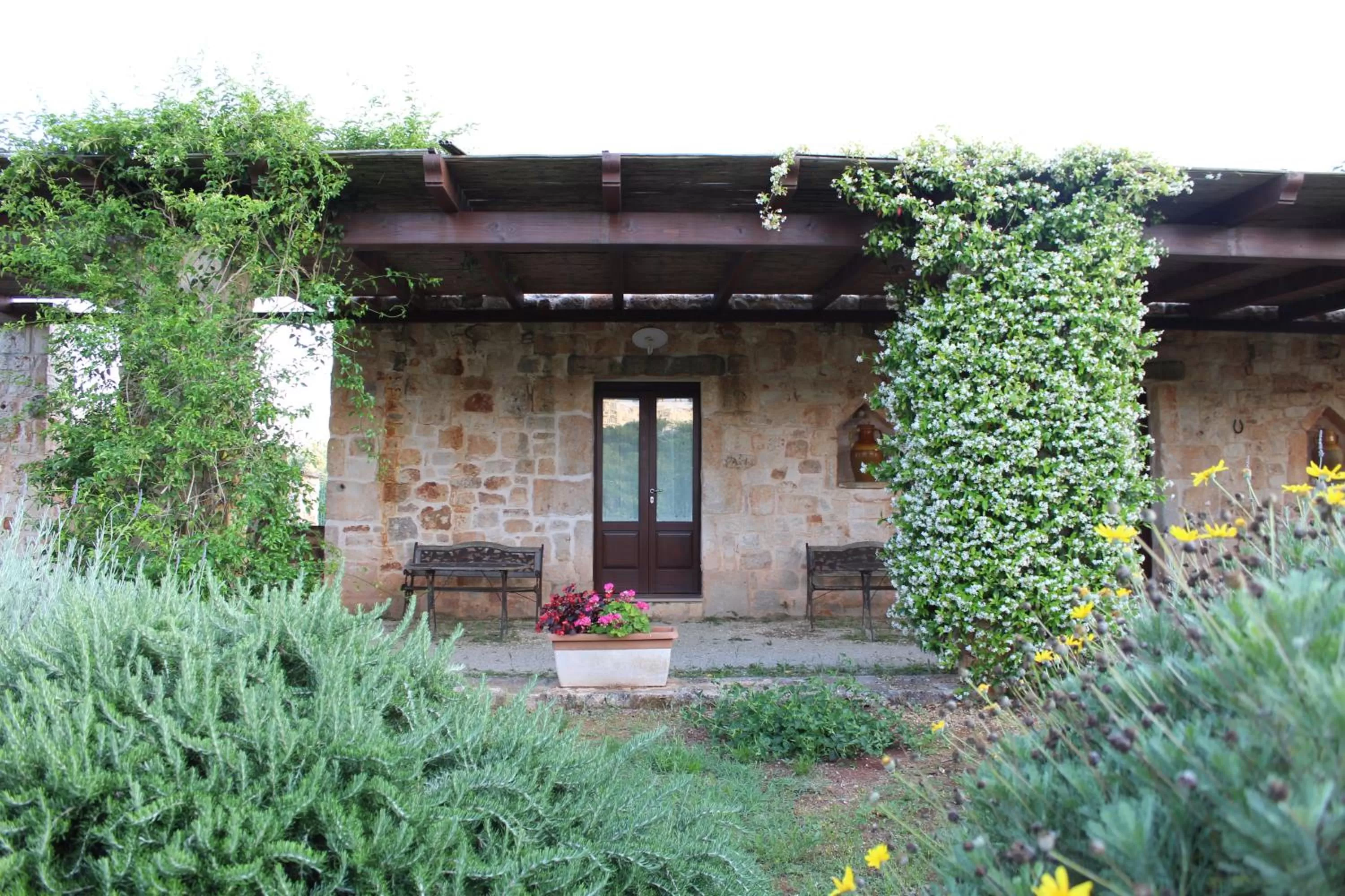 Garden view in Masseria Tolla