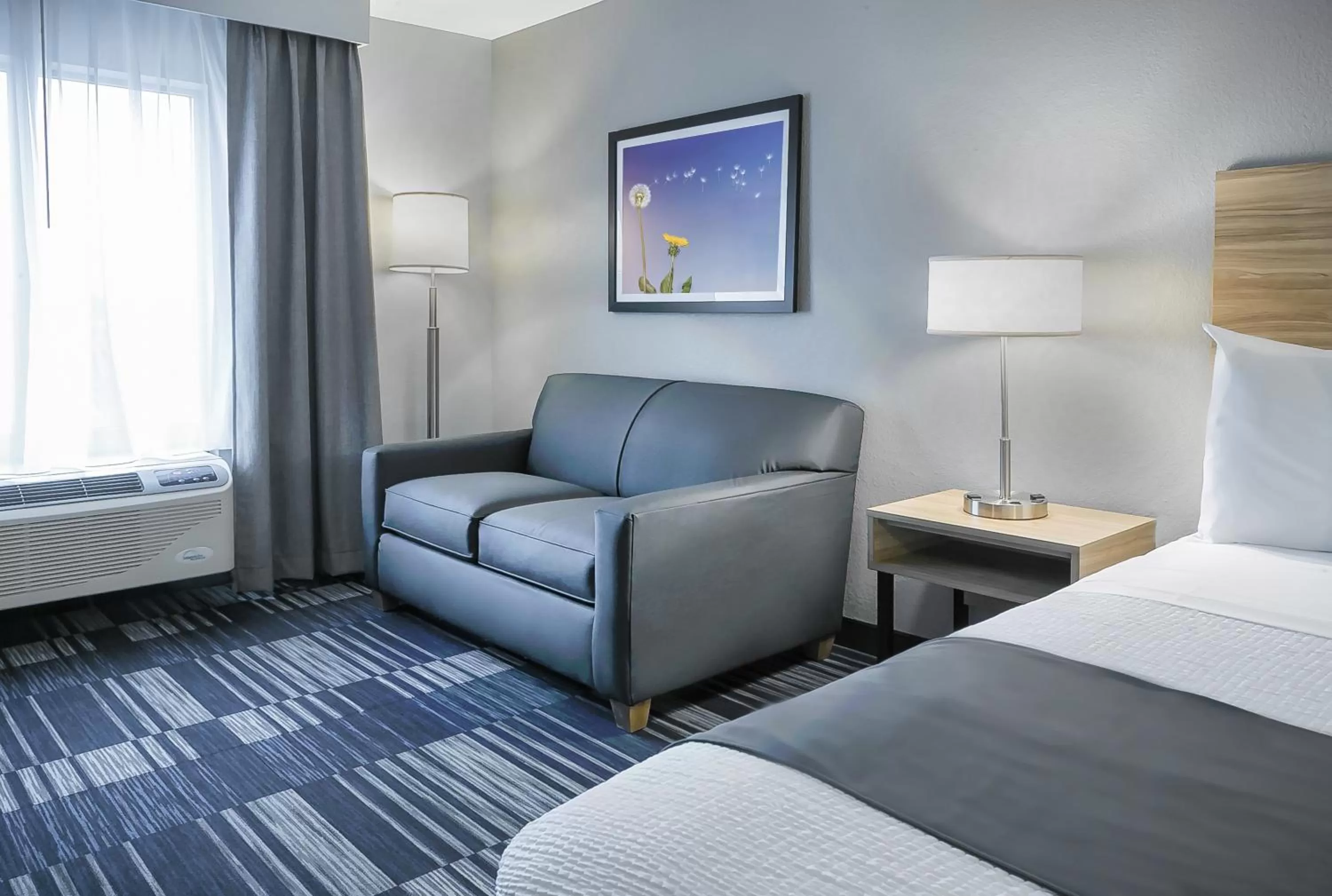 Bed in Winds Hotel at Crosswinds Casino