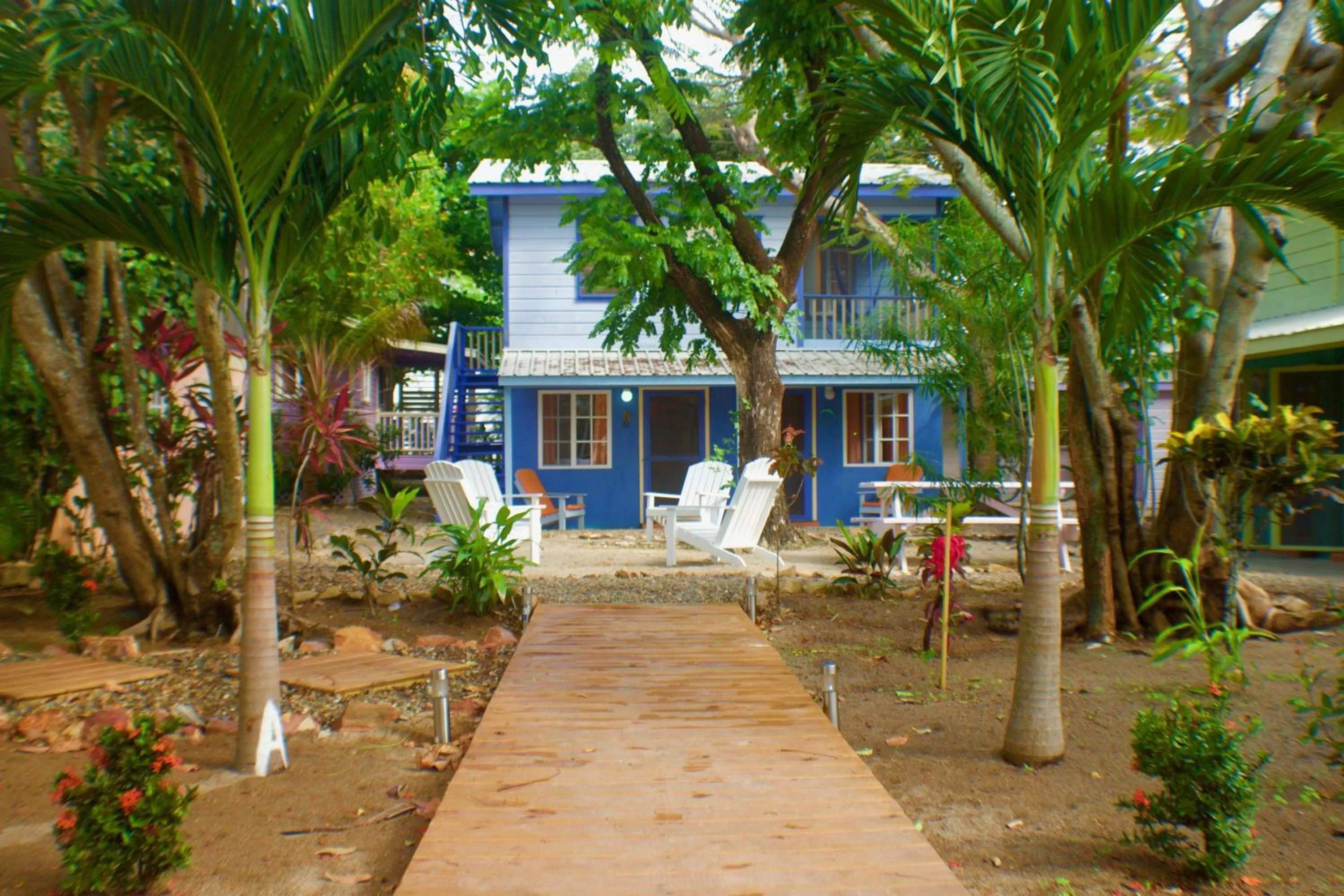 Facade/entrance, Property Building in Placencia Villas