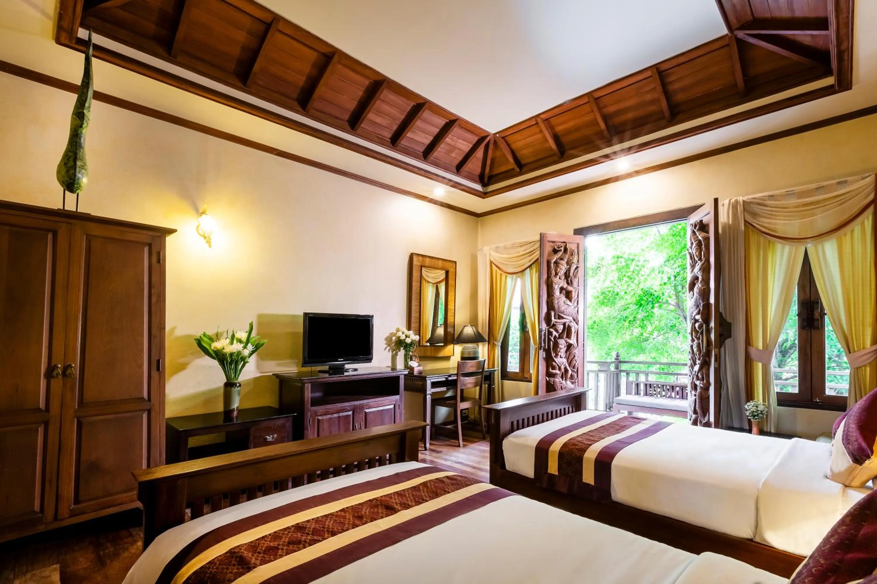 Bed in Amata Lanna Chiang Mai, One Member of the Secret Retreats