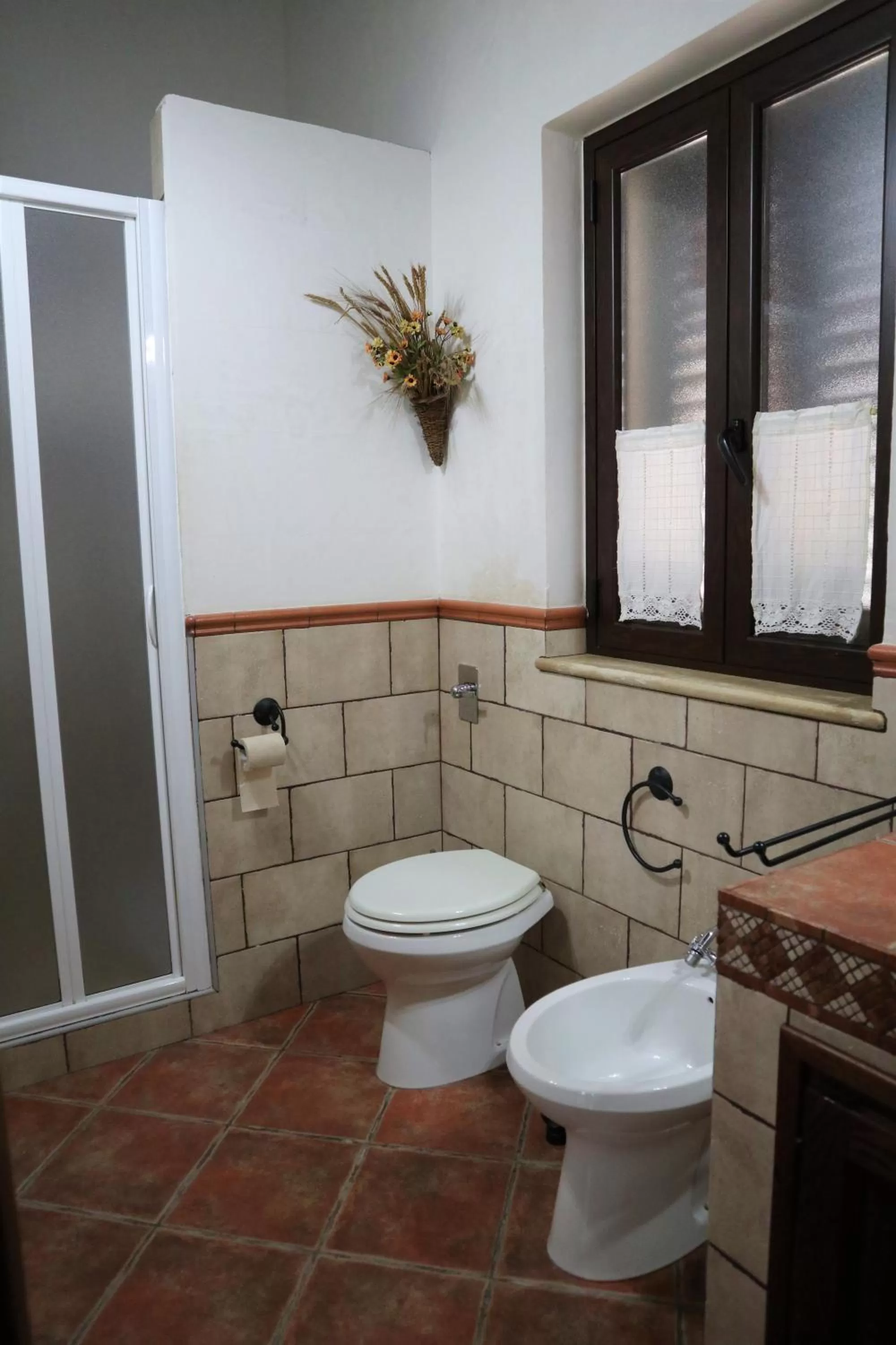 Shower in B&B Villa Giusy