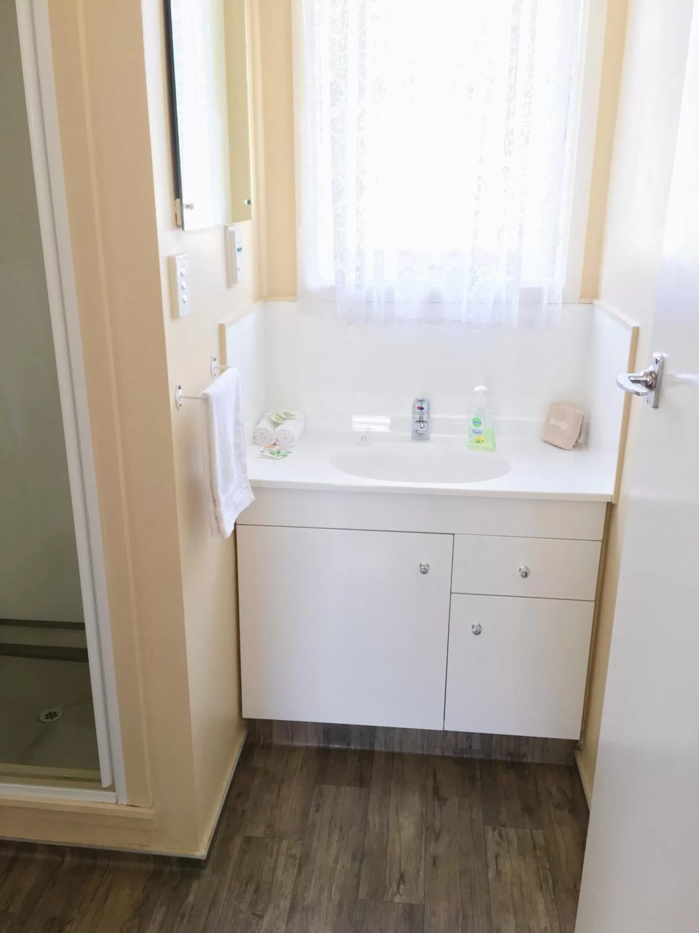 Bathroom in Merivale Court Motel & Apartments